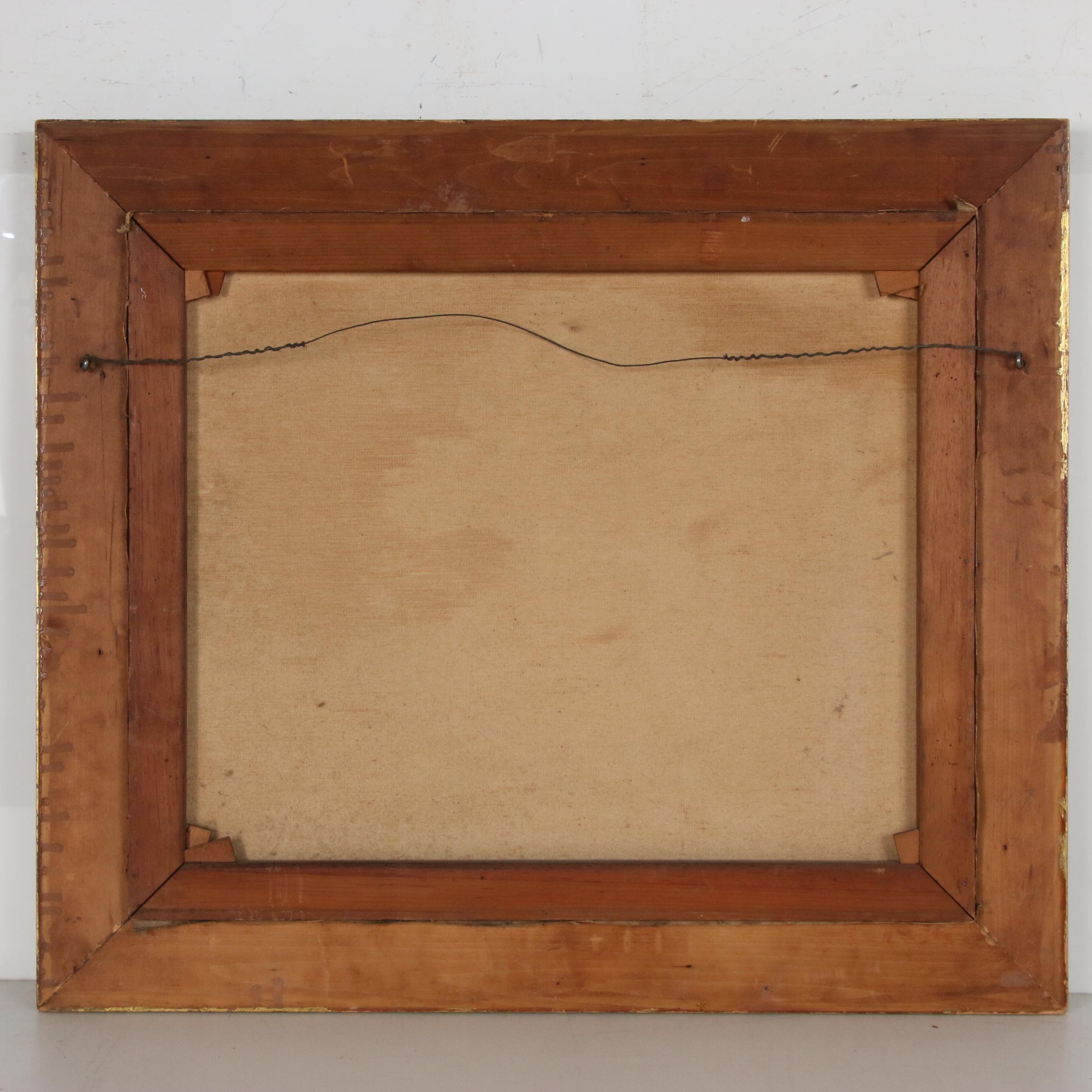 E.S. Wozniak Landscape Oil Painting, 1939