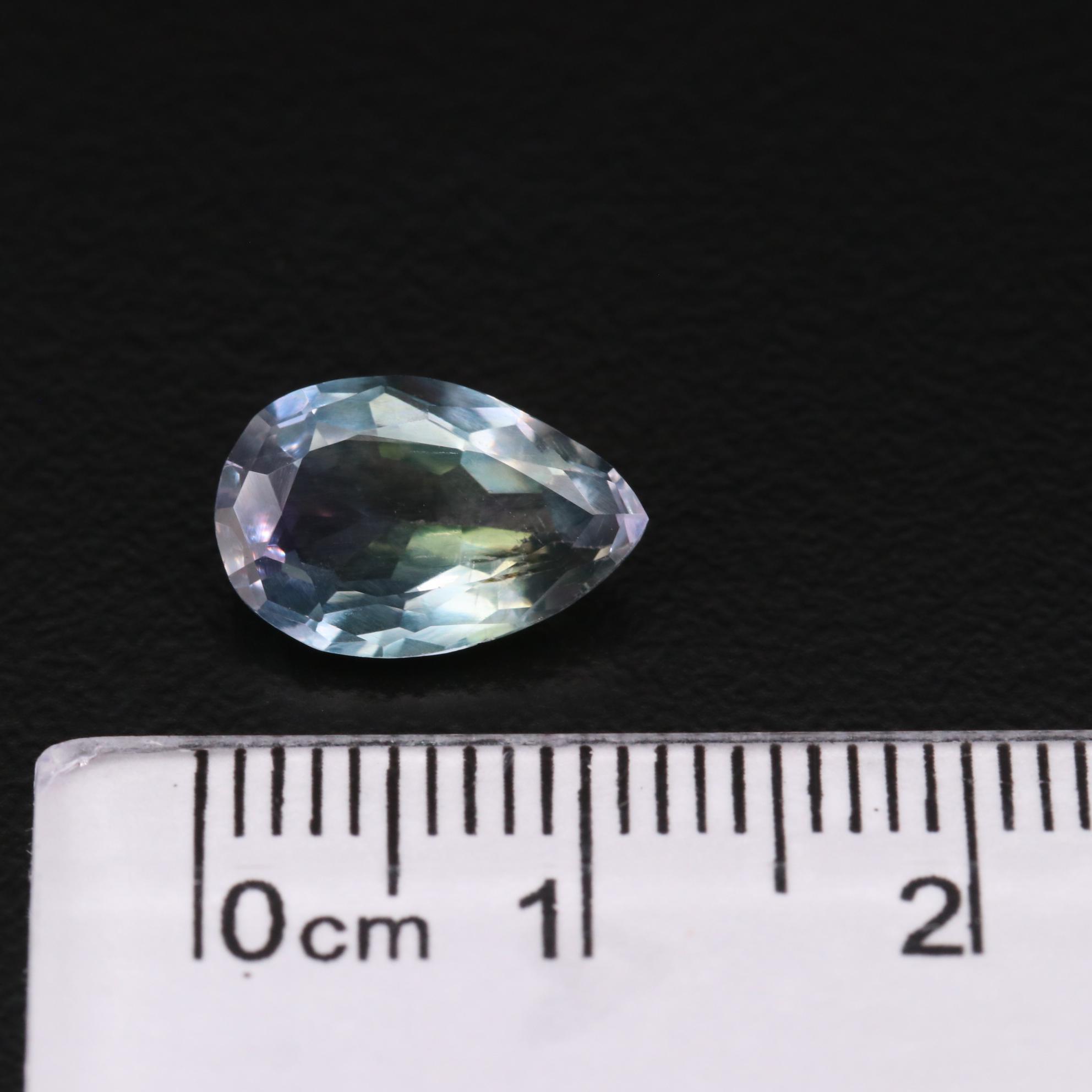 Loose 2.48 CT Pear Faceted Zoisite