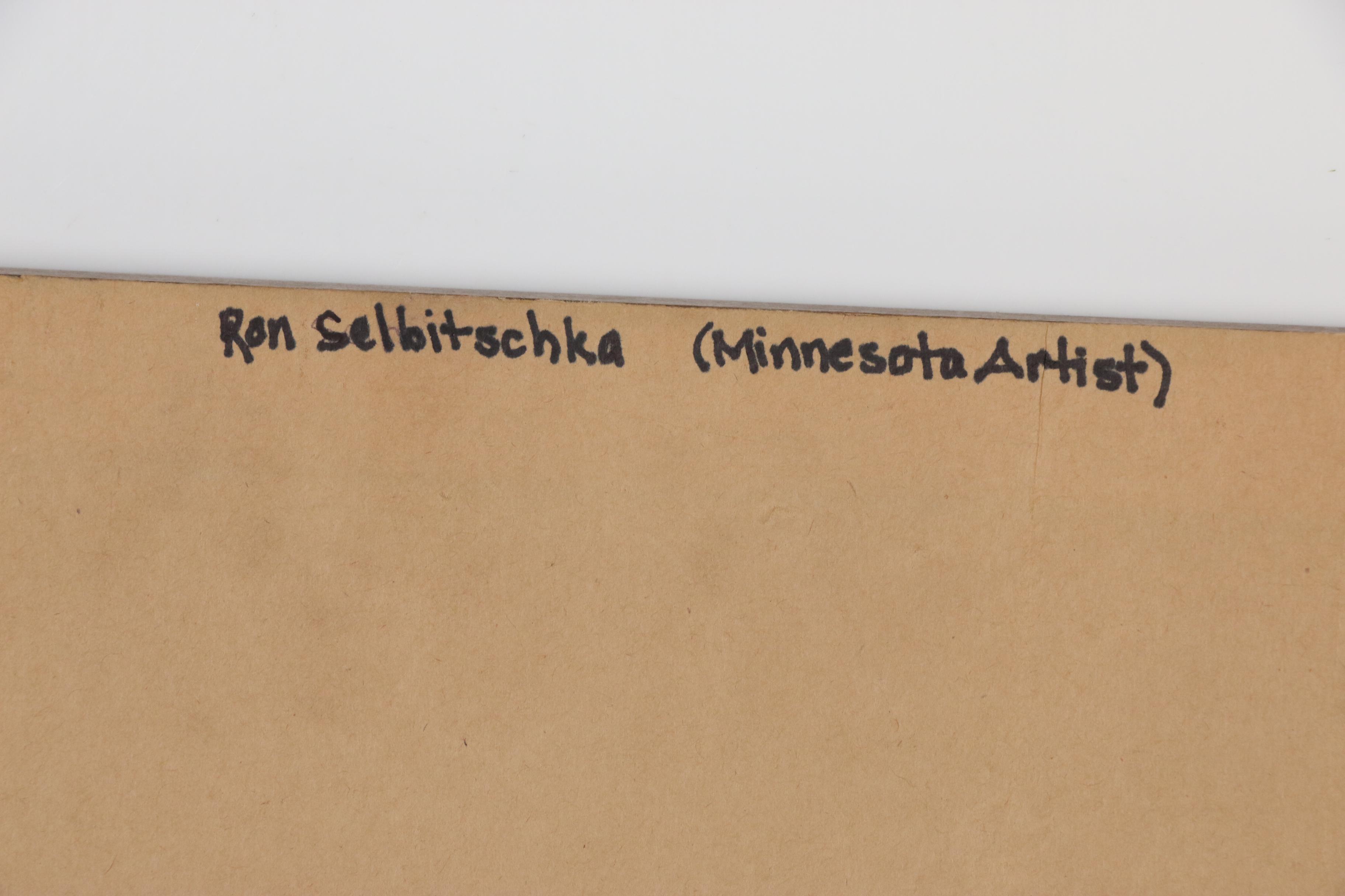 Ron Selbitschka Oil Painting "Sunset Glow", circa 1986