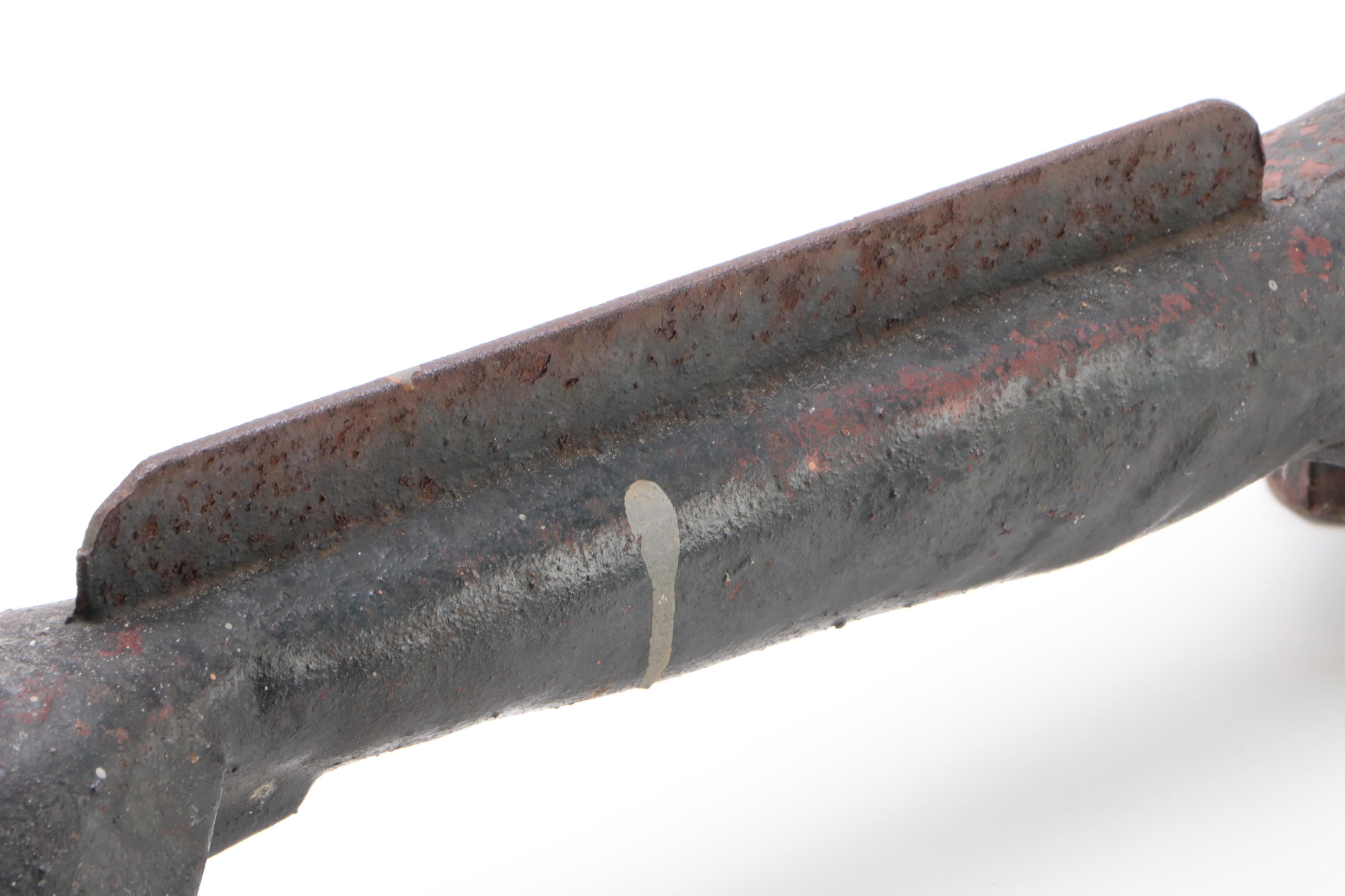 Cast Iron Dachshund Figural Boot Scraper