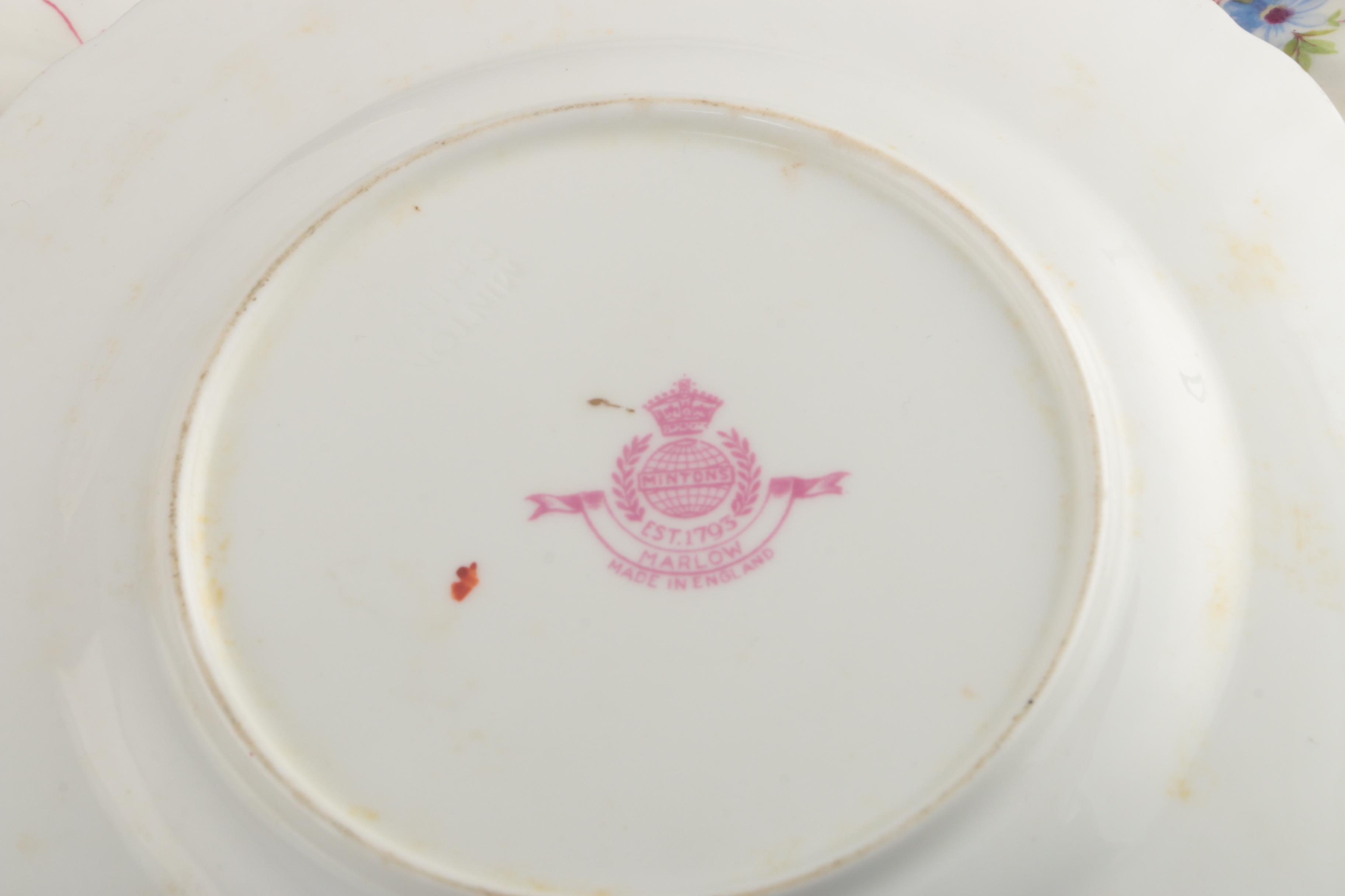 Minton "Marlow" Porcelain Dinnerware, Early to Mid 20th Century