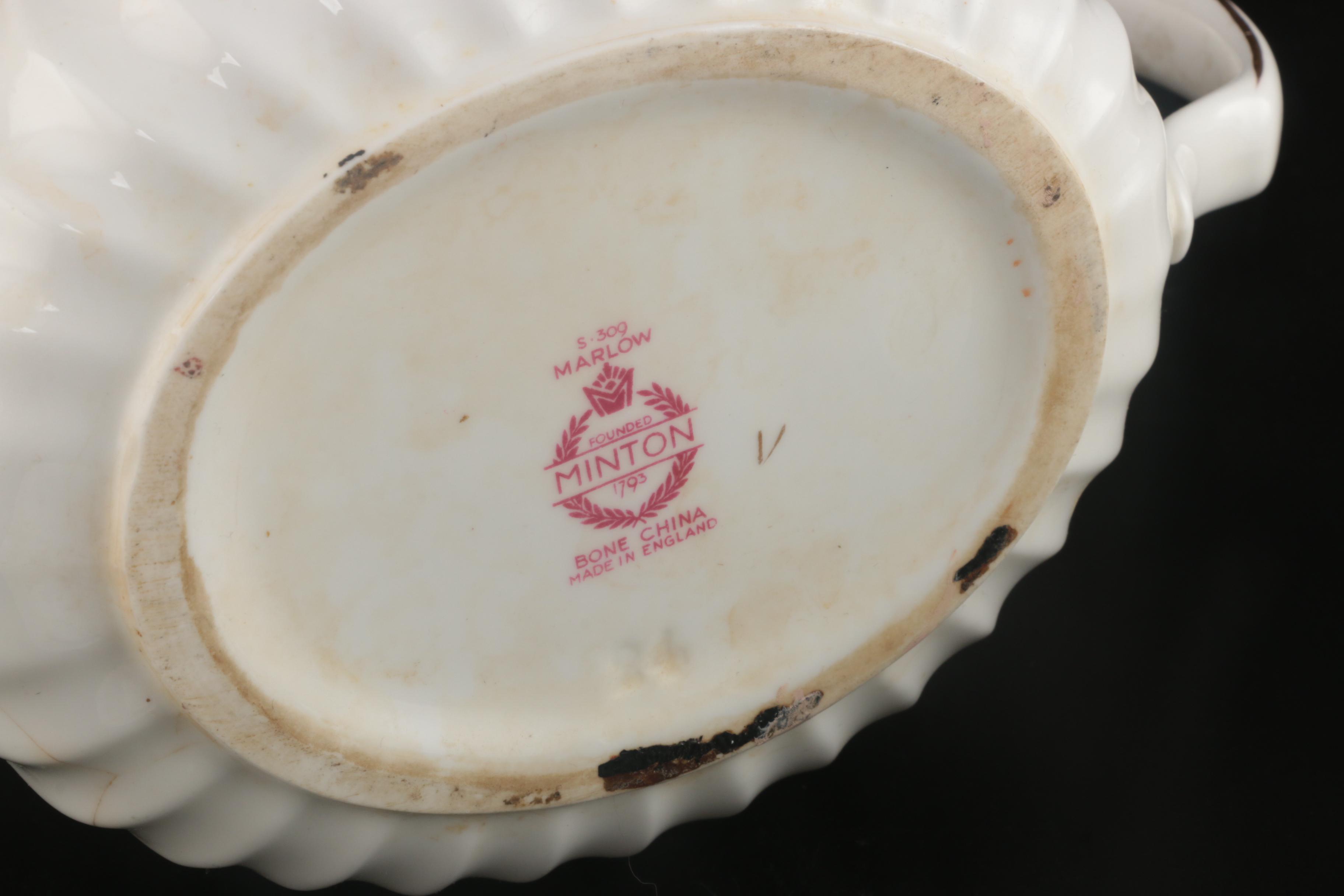 Minton "Marlow" Porcelain Dinnerware, Early to Mid 20th Century