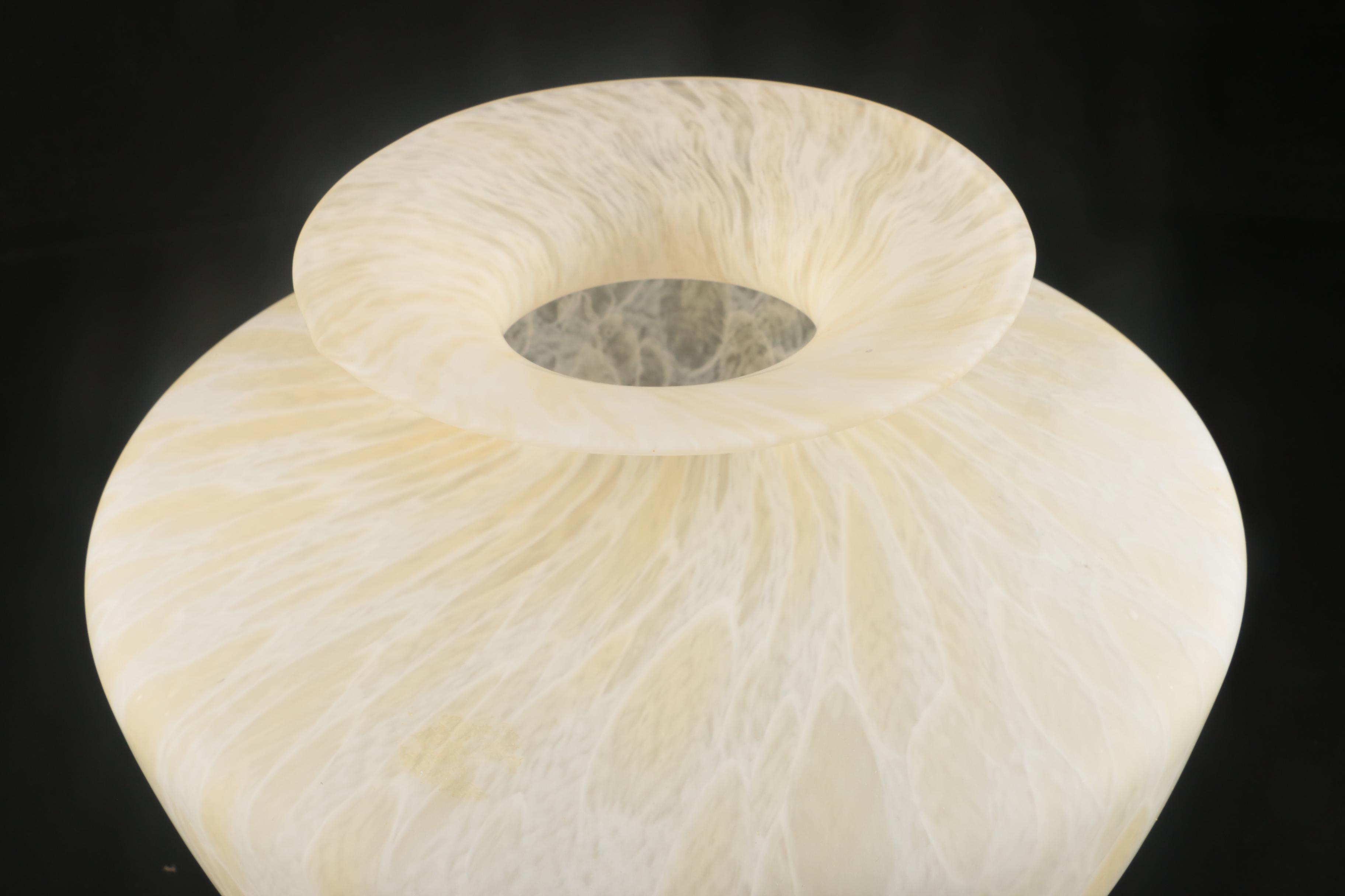 Azzura Vetreria Artistica Venetian Mottled Art Glass Vase