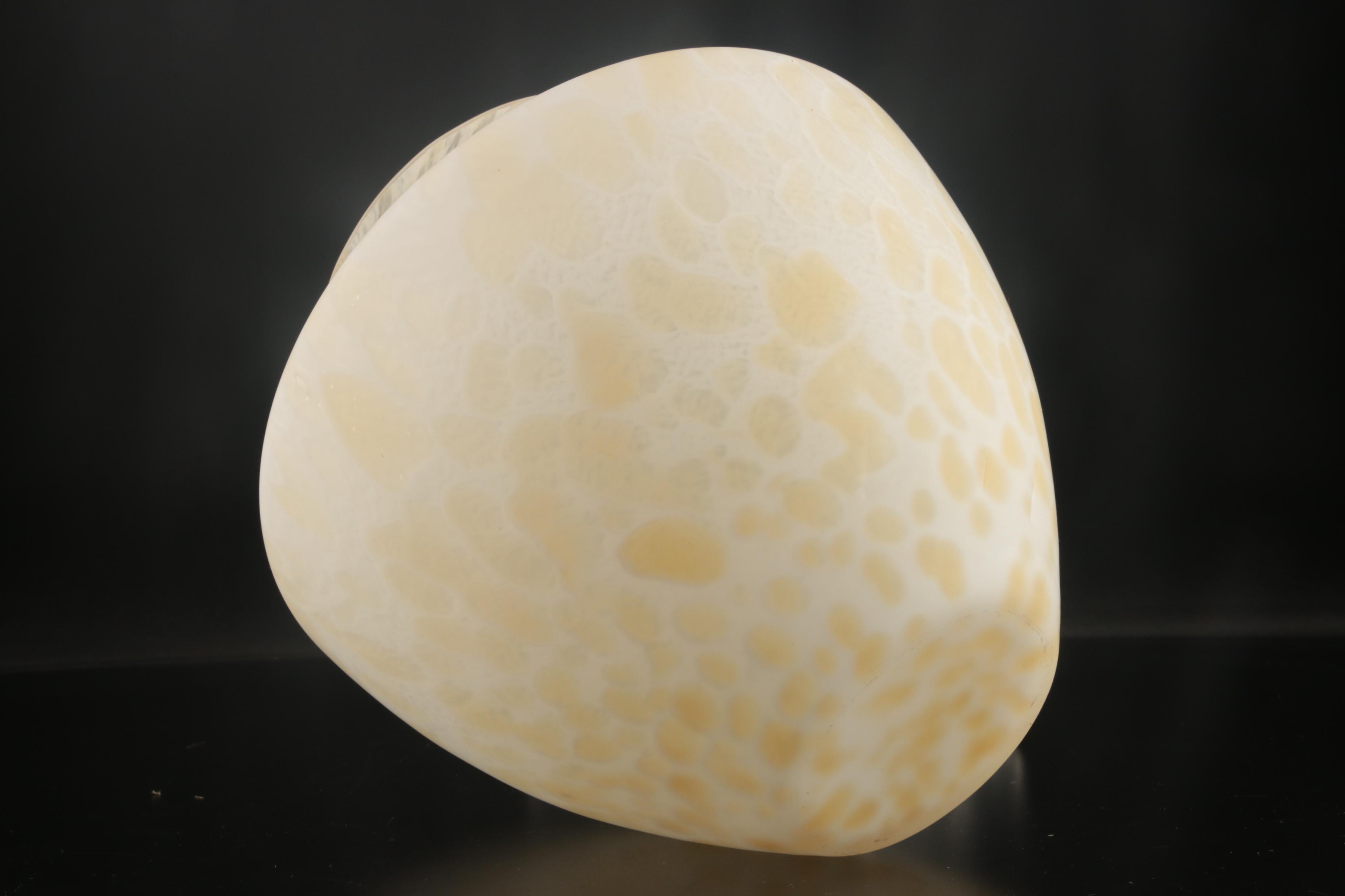 Azzura Vetreria Artistica Venetian Mottled Art Glass Vase