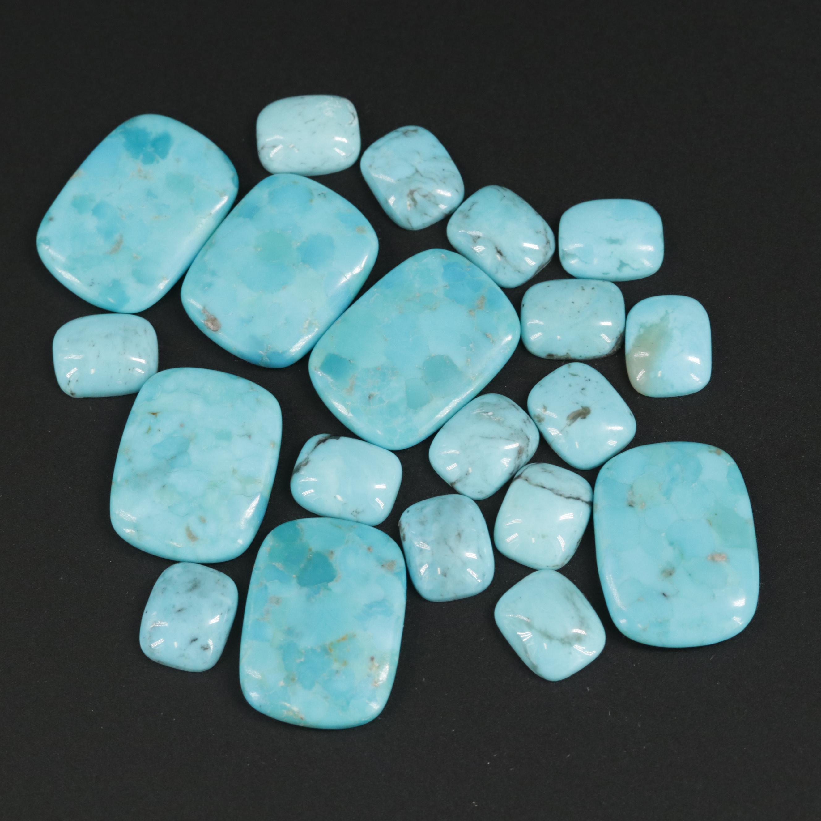 Loose 72.64 CTW Composite and Reconstituted Turquoise