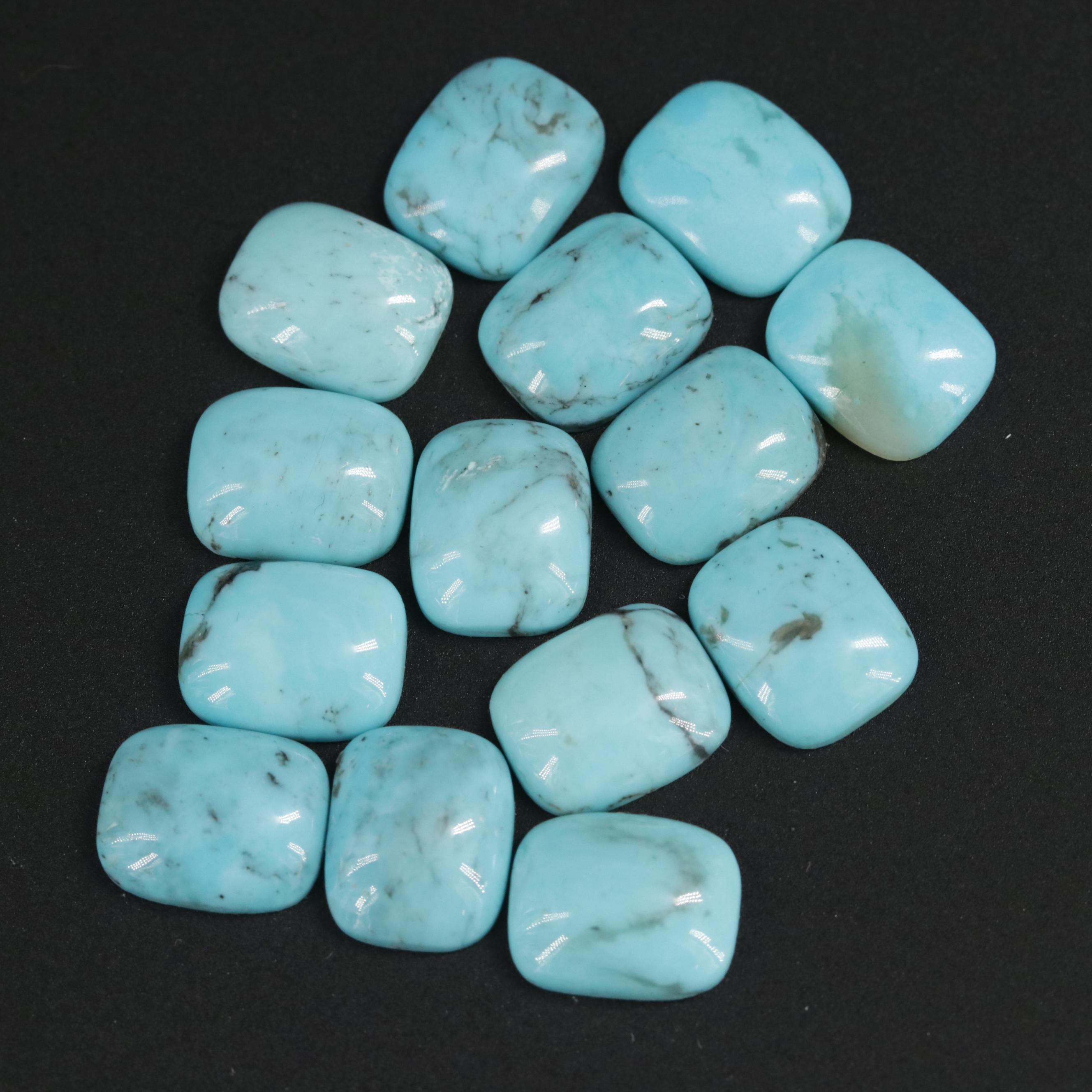 Loose 72.64 CTW Composite and Reconstituted Turquoise