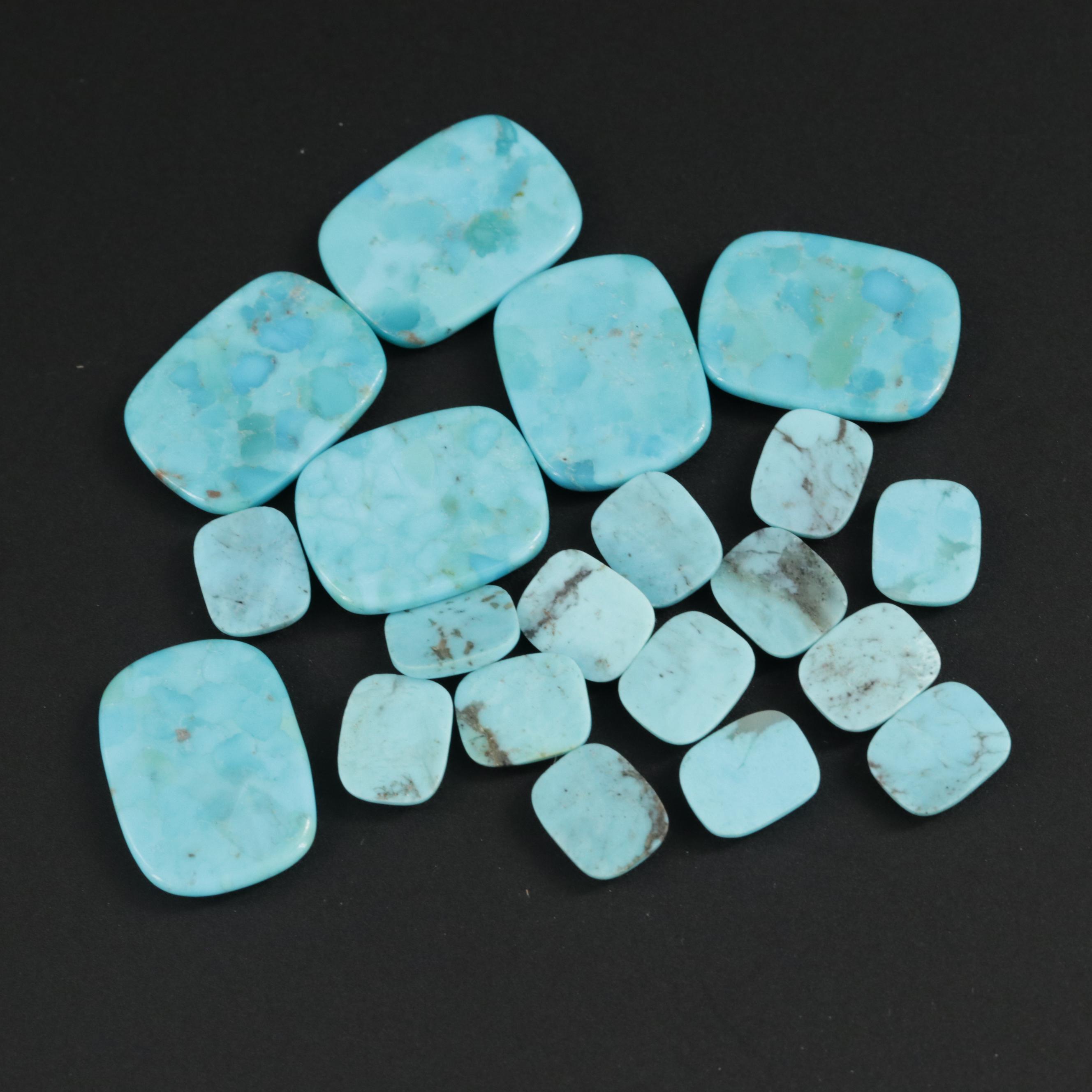 Loose 72.64 CTW Composite and Reconstituted Turquoise