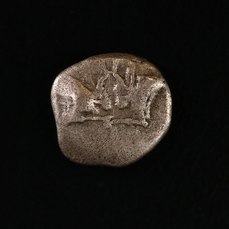 Ancient Karia AR Hemiobol Coin, ca. 450 B.C.