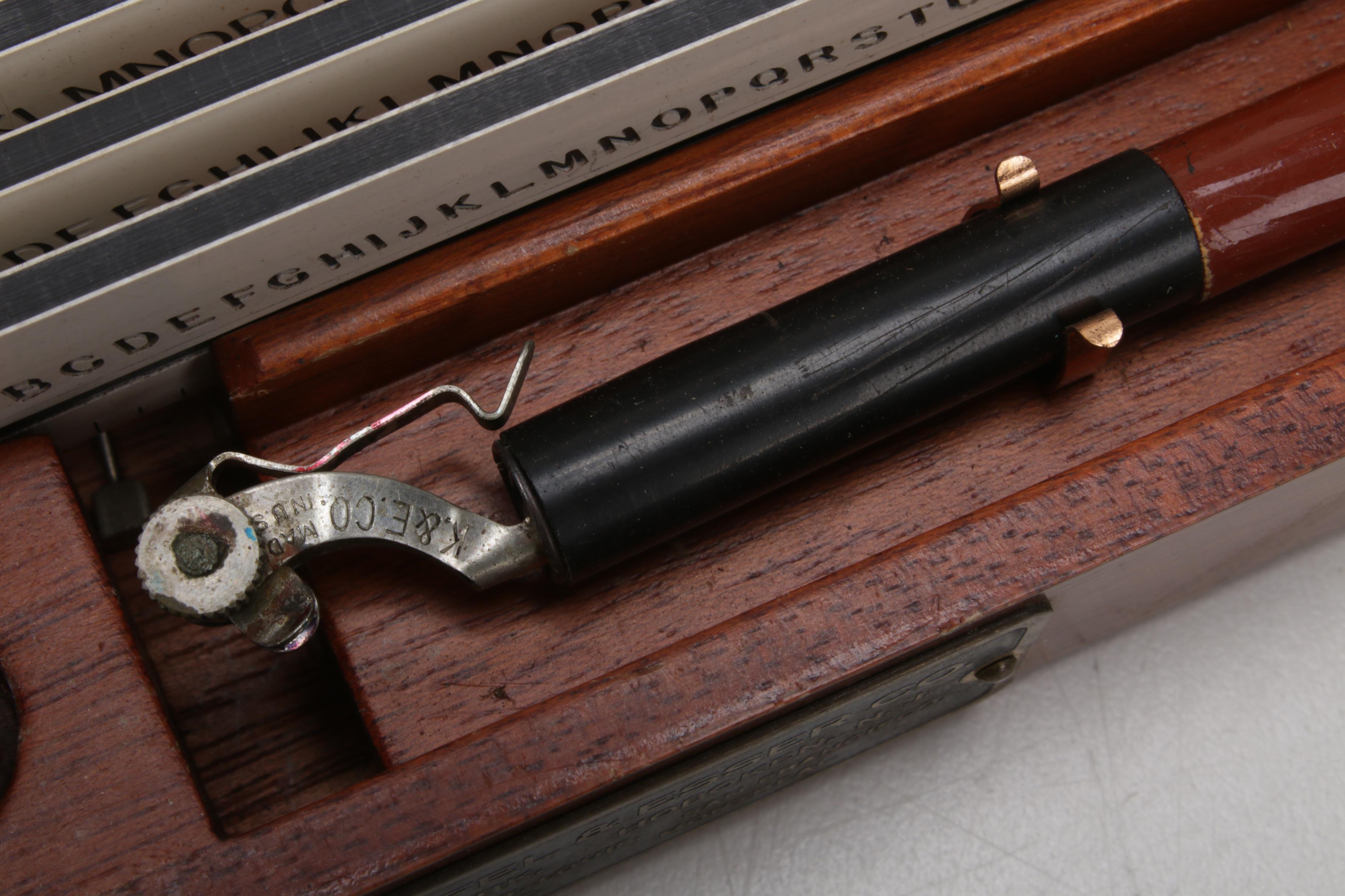 Leroy Lettering Set Keuffel & Esser New York, circa 1938