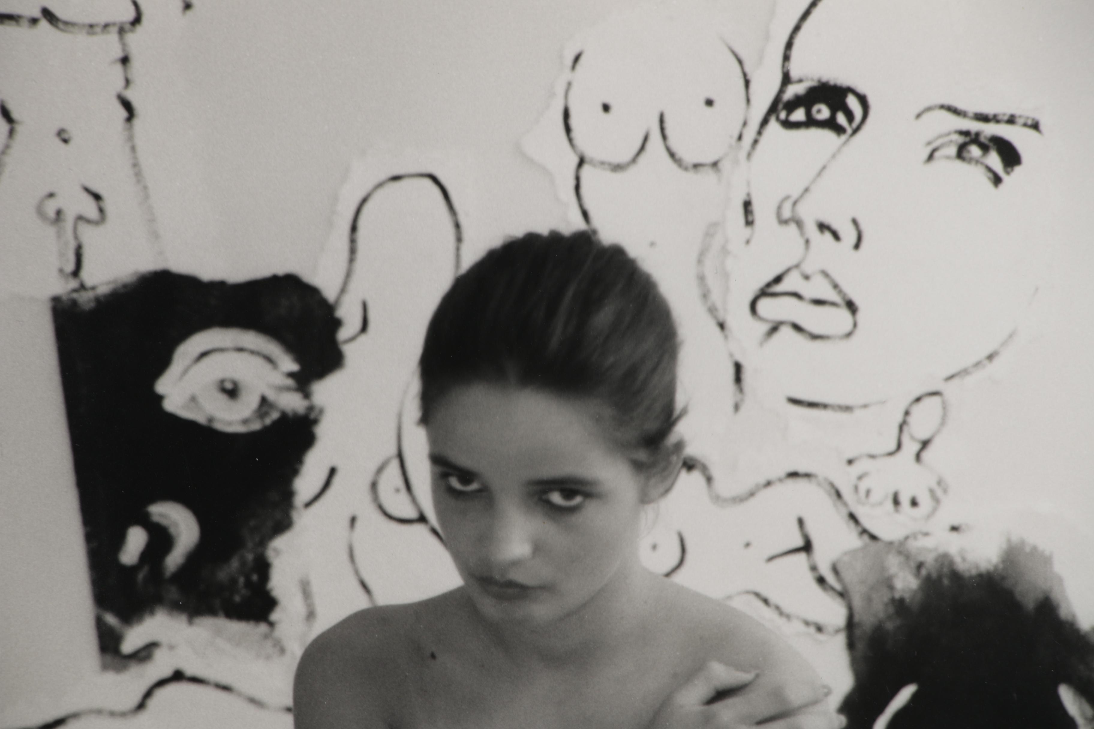 Marlene Marino Black and White Photograph "Face to Face"