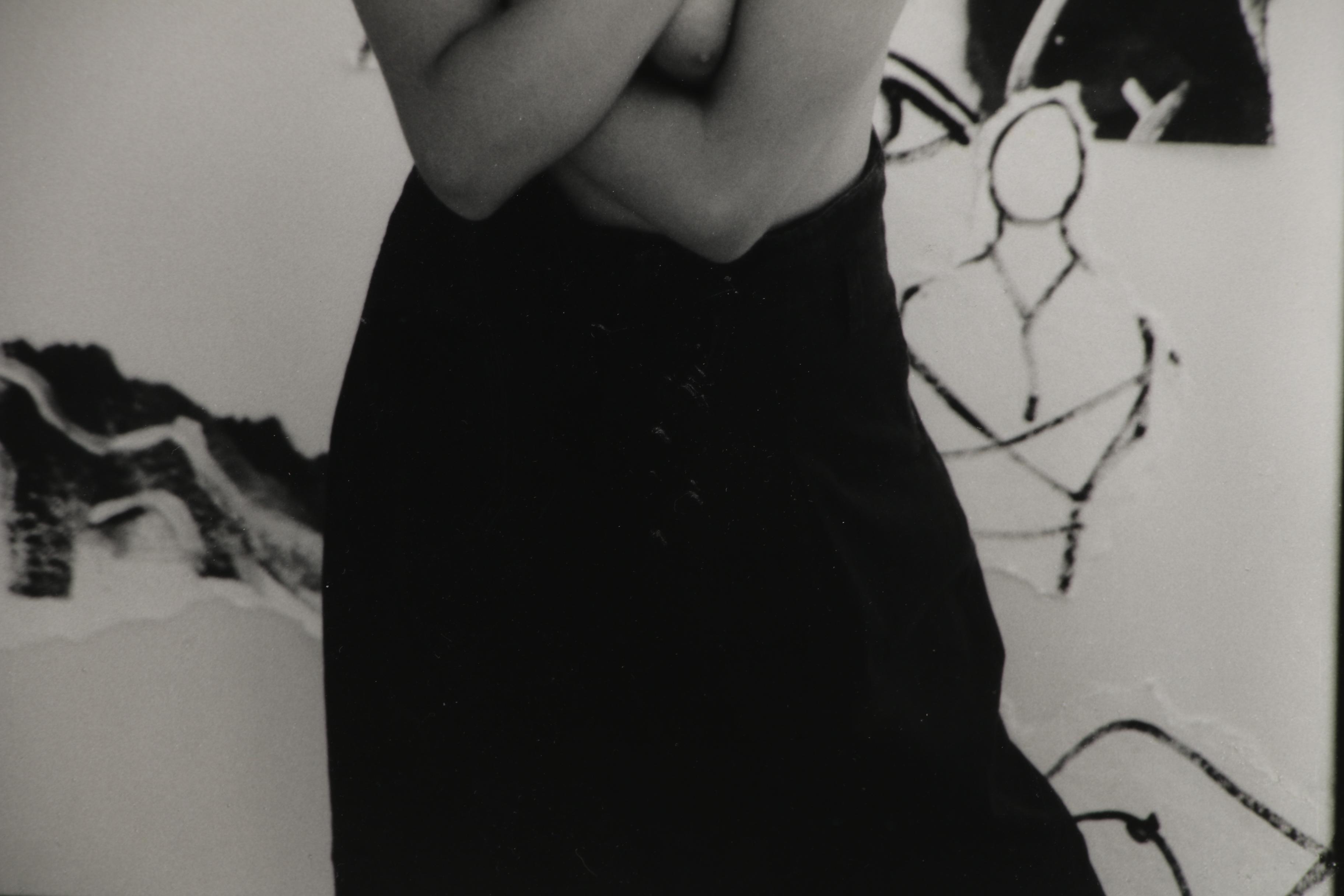 Marlene Marino Black and White Photograph "Face to Face"