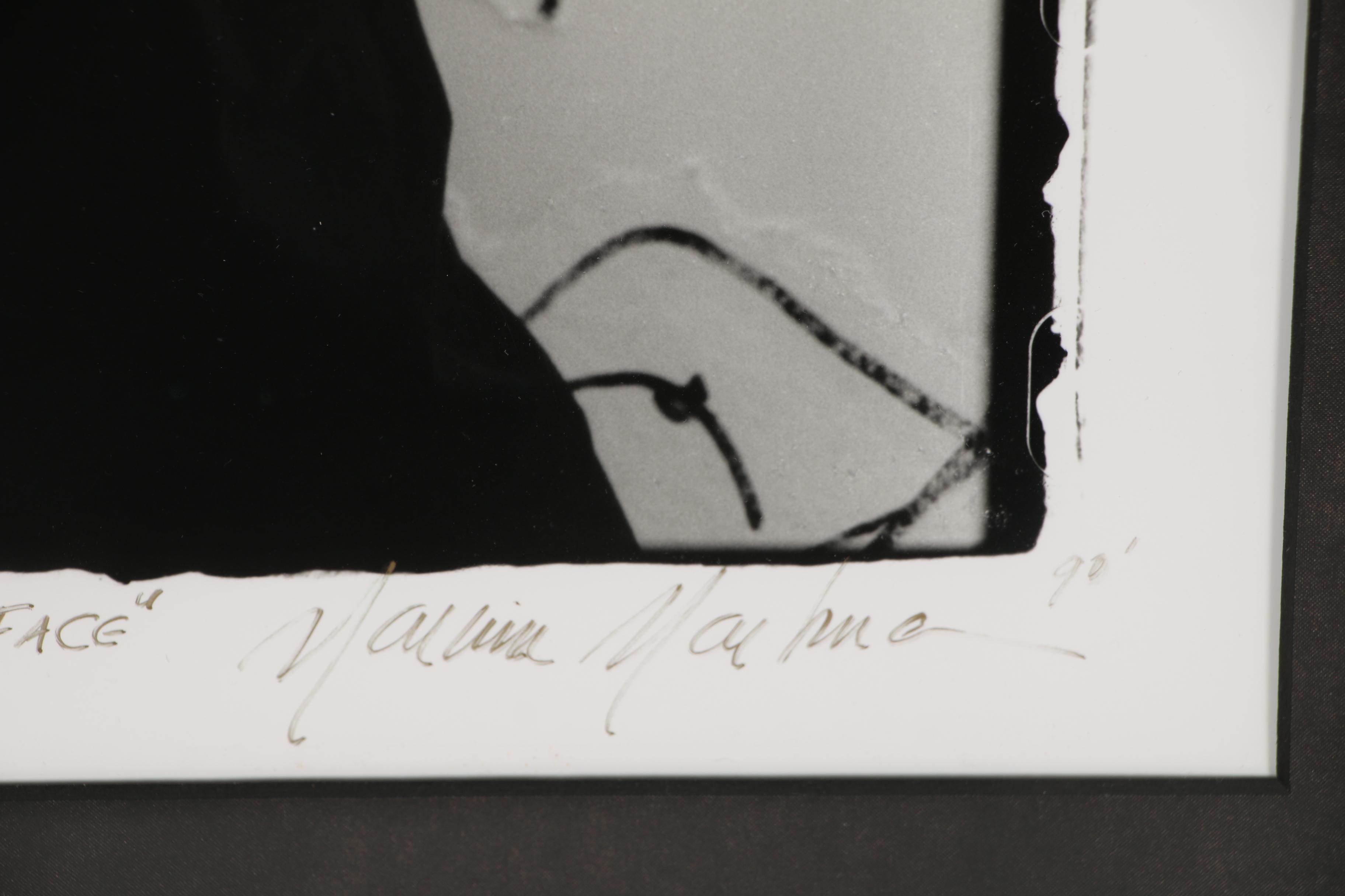 Marlene Marino Black and White Photograph "Face to Face"