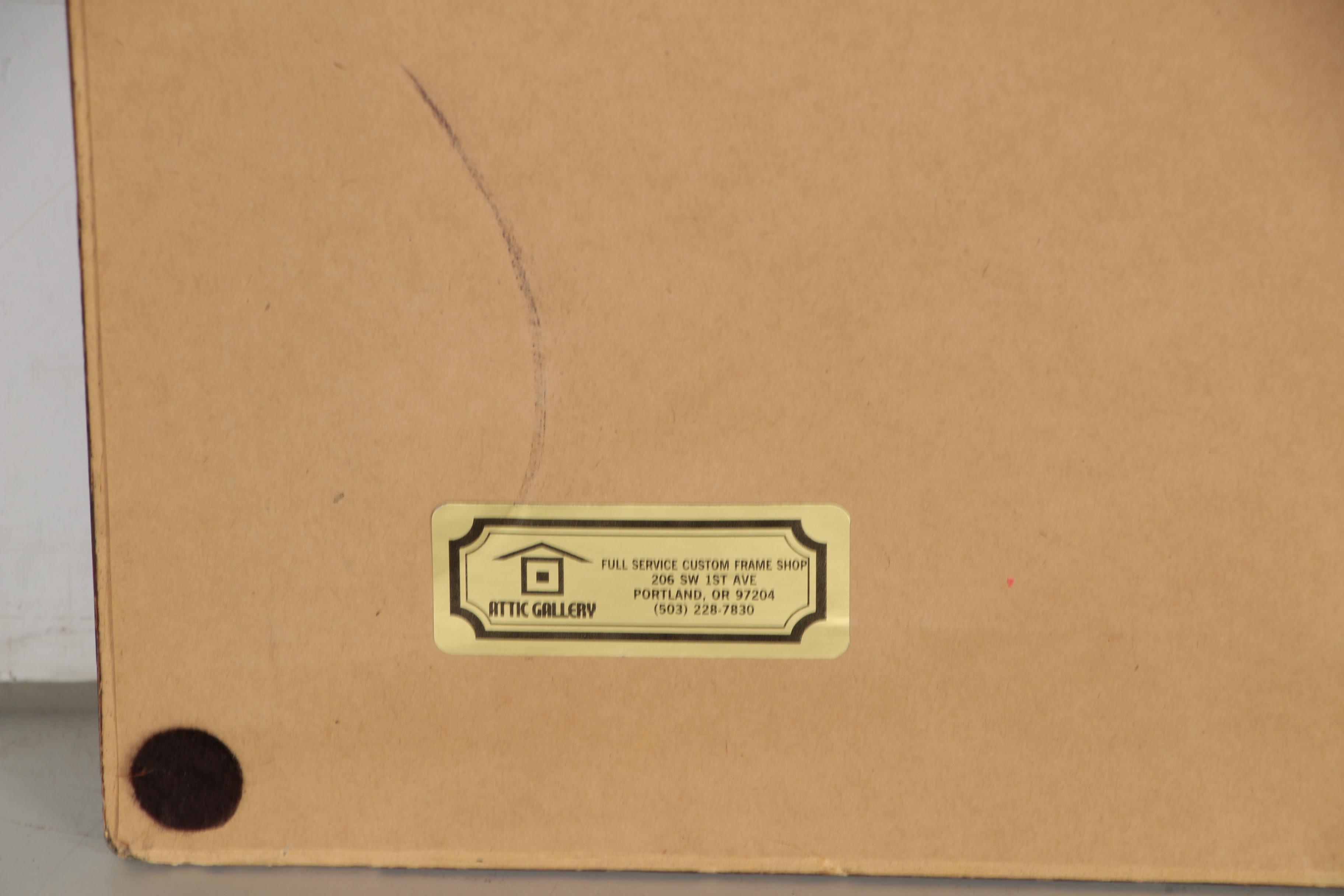 Arne Westerman Watercolor Painting of Polo Player on Horseback