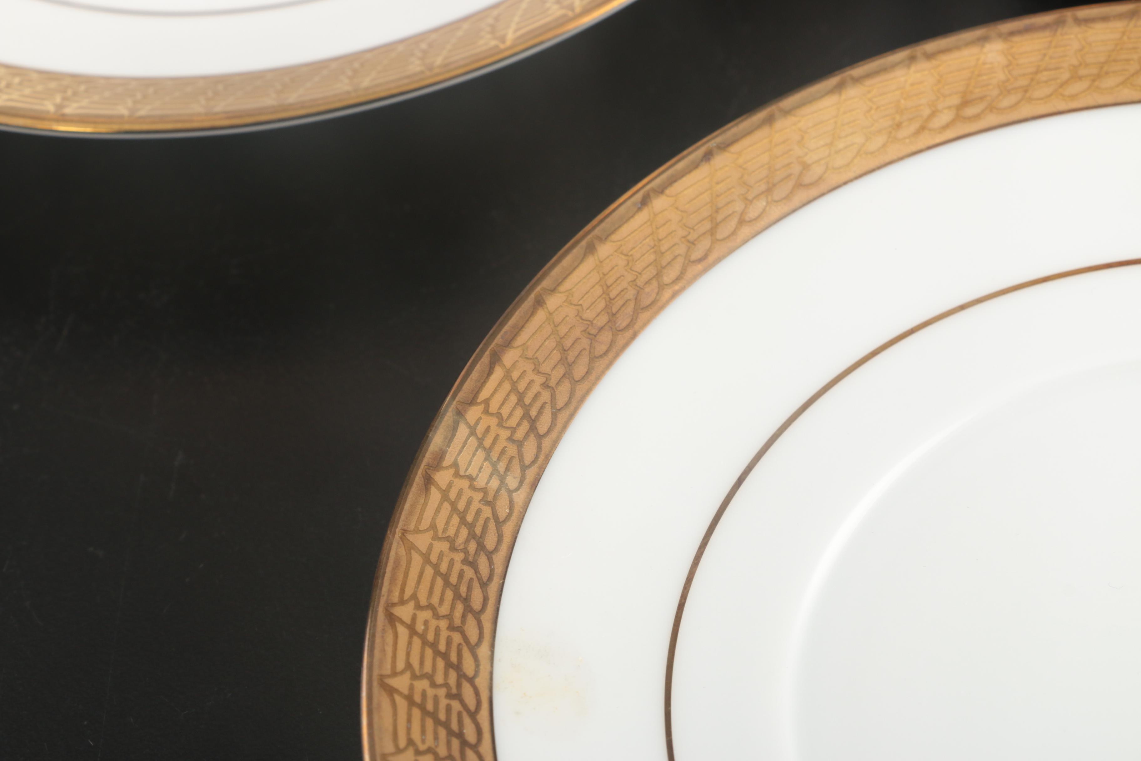 Centurion Collection "Pure Gold" Porcelain Coffee Set, Late 20th Century