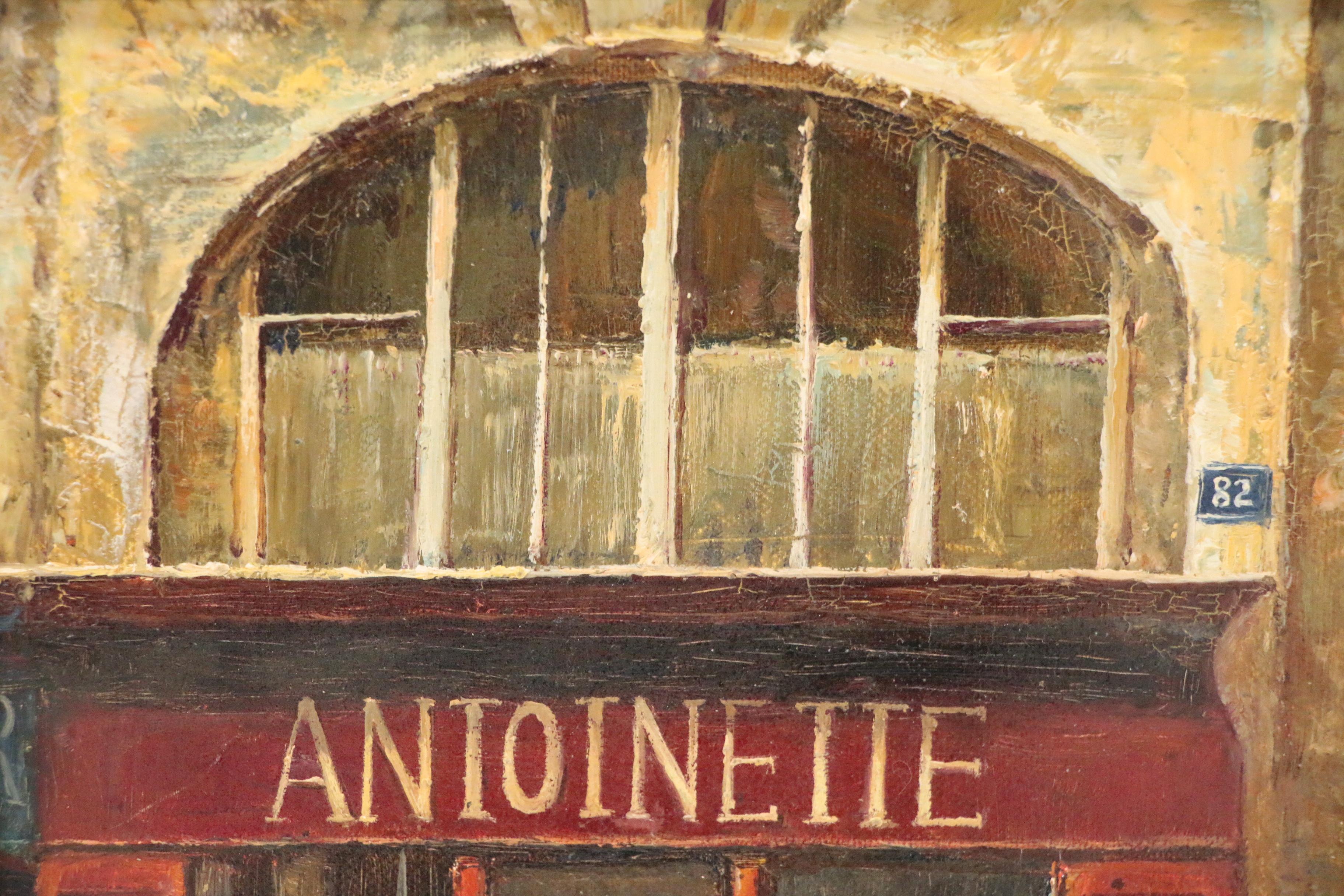 Oil Painting after Chiu Tak Hak of Parisian Store Front