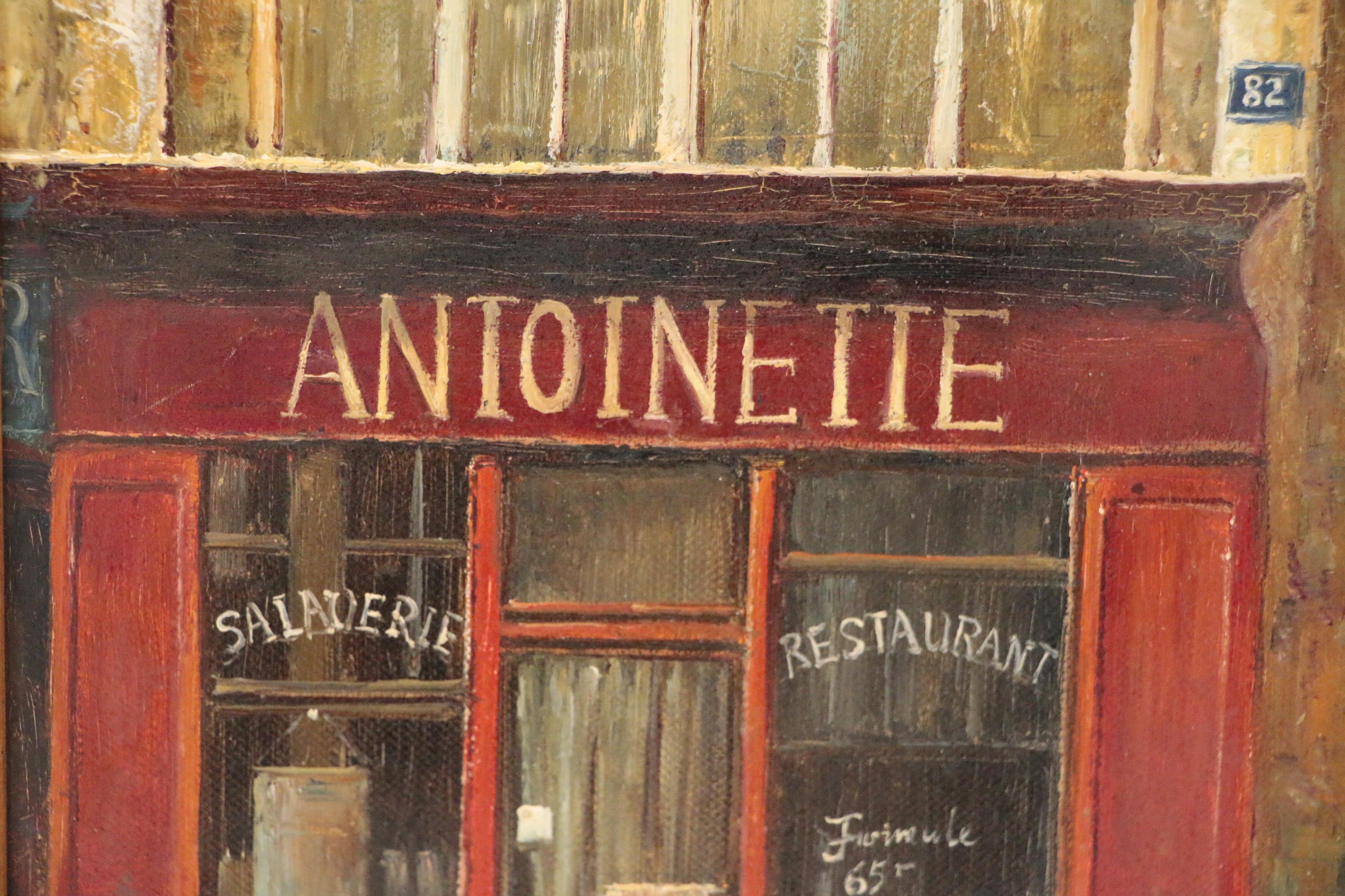 Oil Painting after Chiu Tak Hak of Parisian Store Front