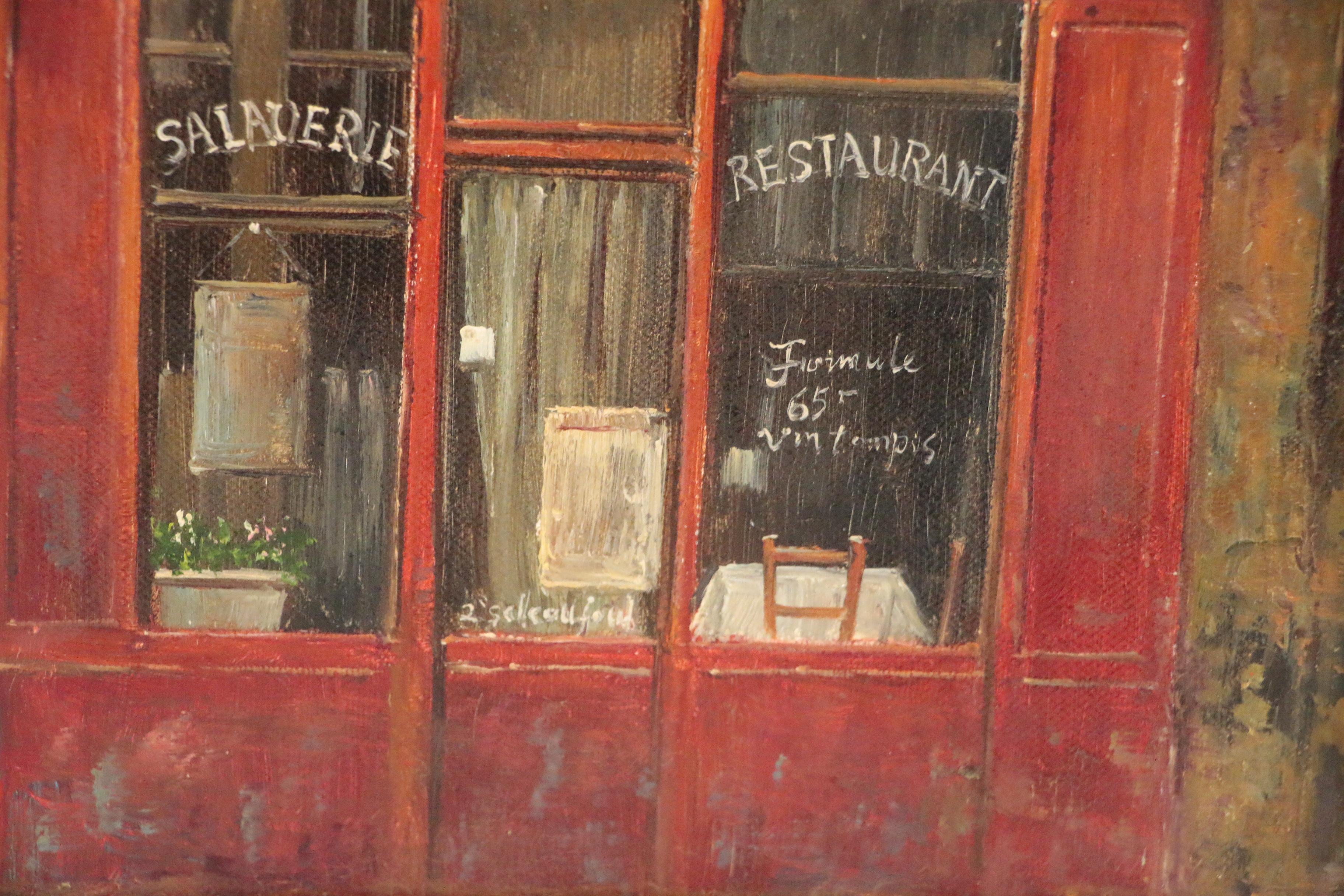Oil Painting after Chiu Tak Hak of Parisian Store Front