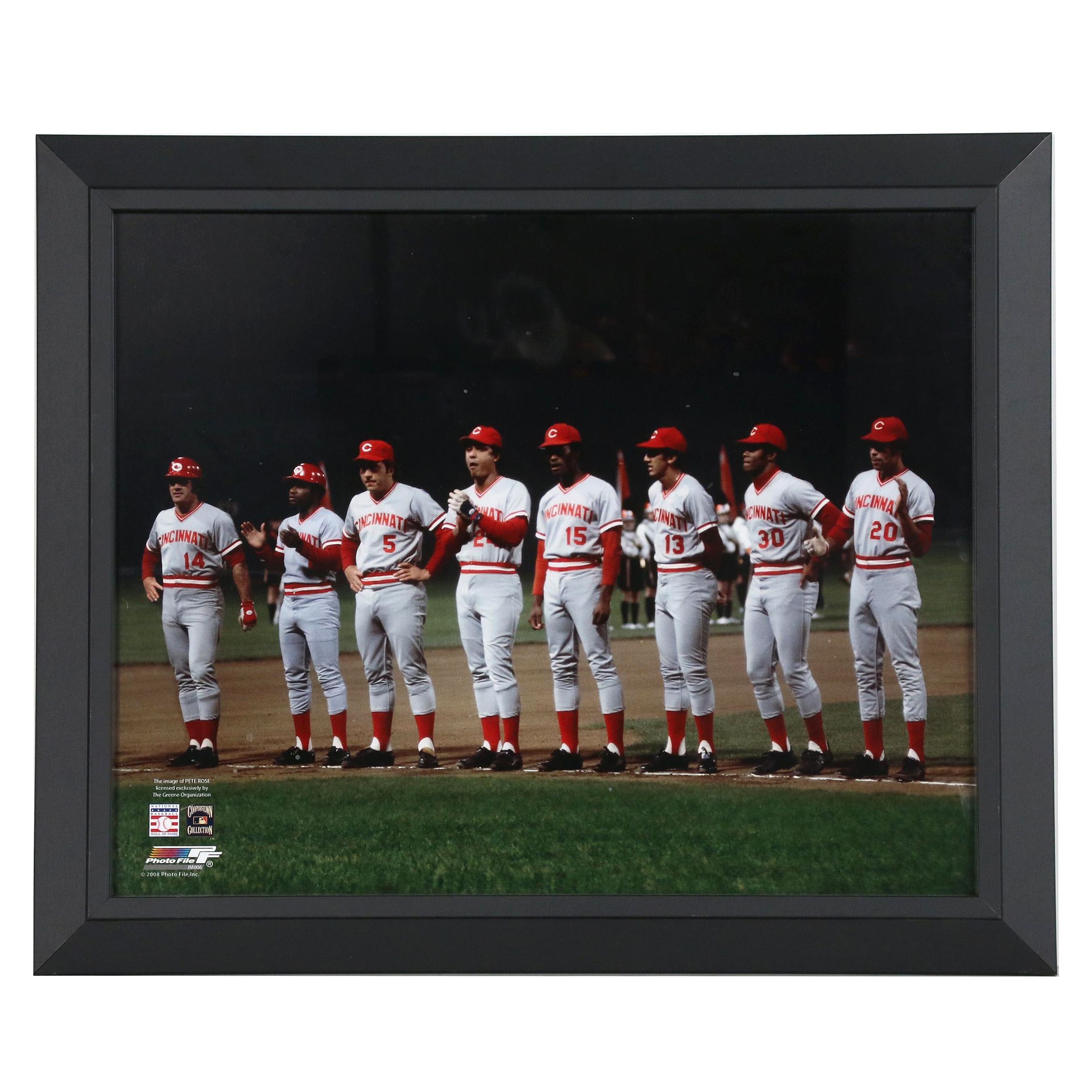 Digital Photographic Reproduction of Cincinnati Reds 1980s Team