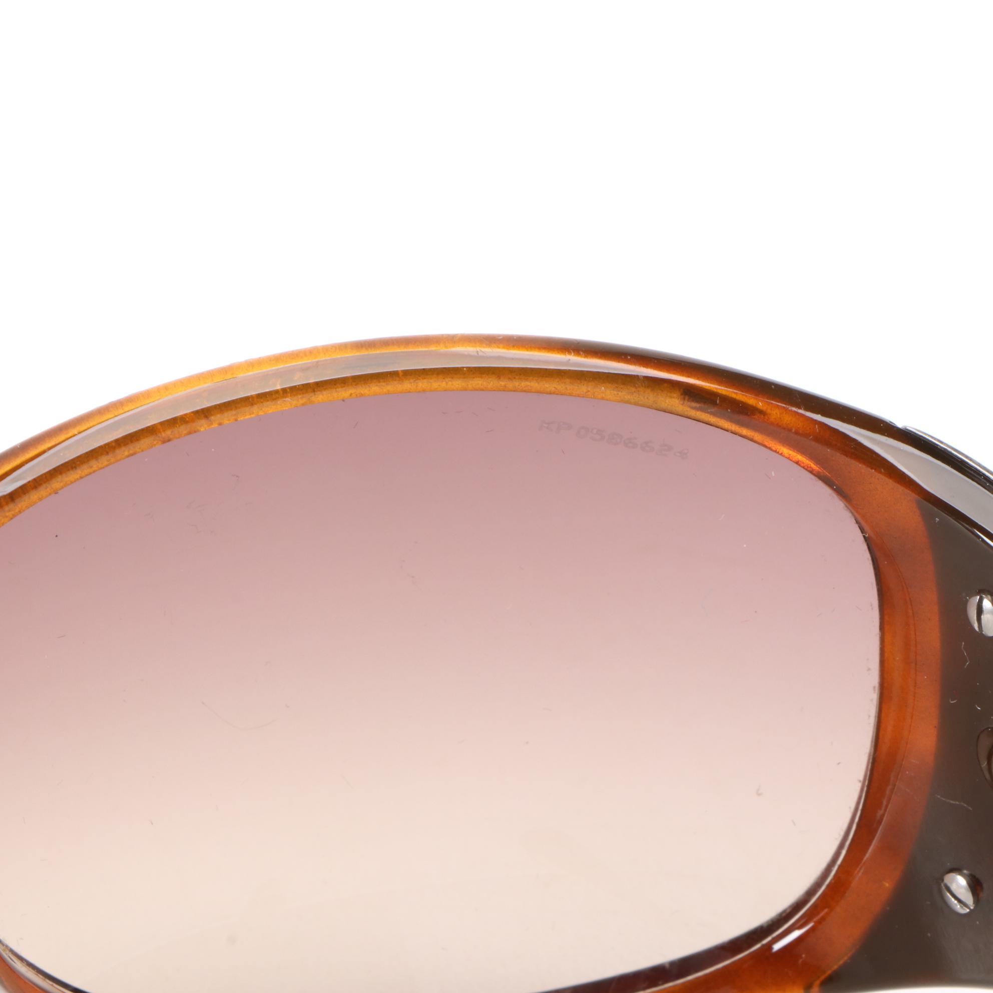 Prada SPR 07G Sunglasses in Brown Havana with Case