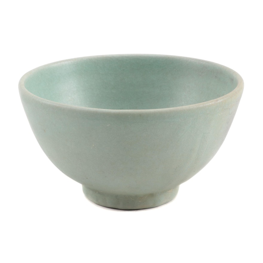 Chinese Celadon Glazed Bowl, Possibly Ming or Yuan Dynasty