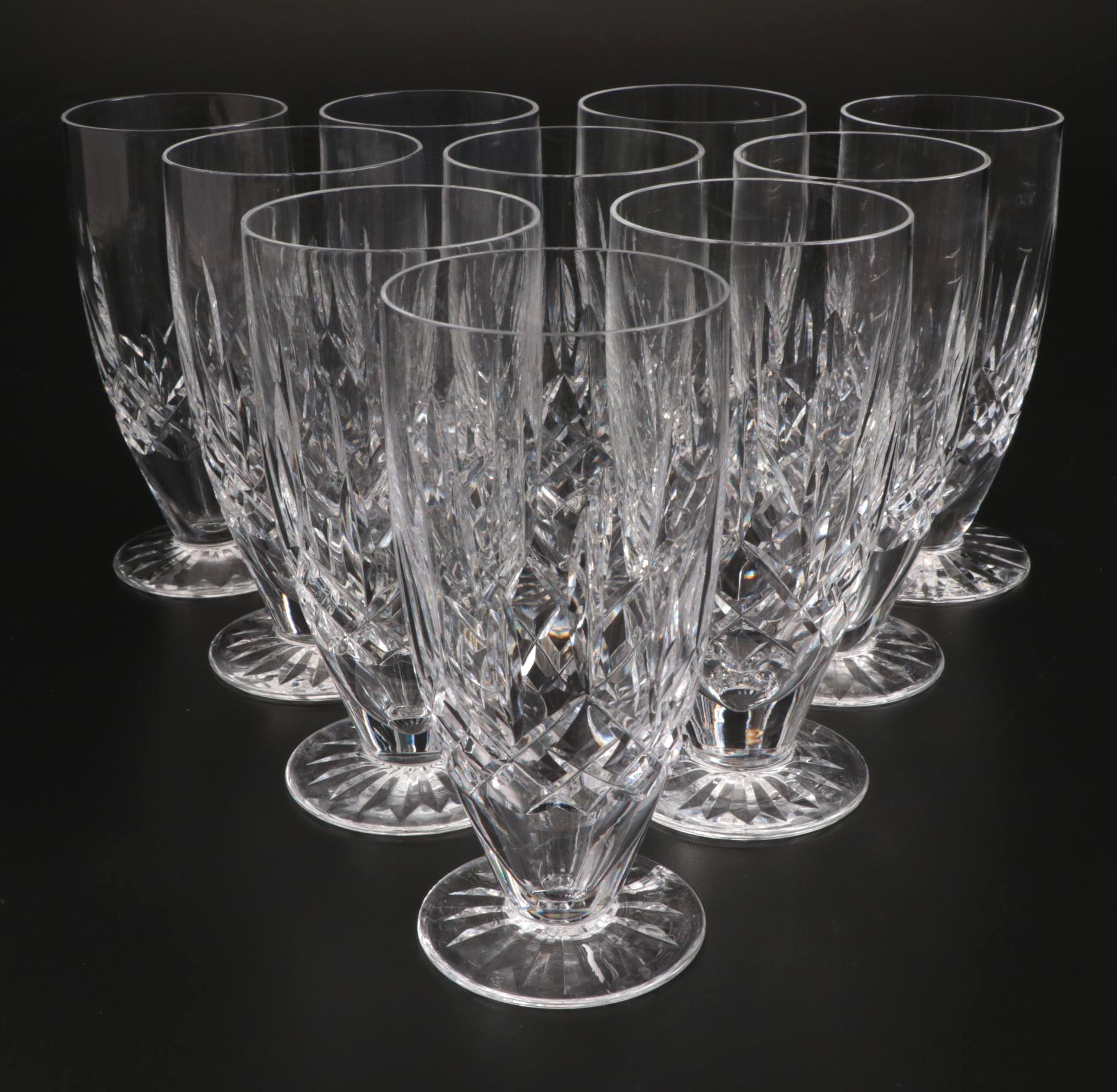Waterford Crystal "Lismore" Iced Tea Glasses