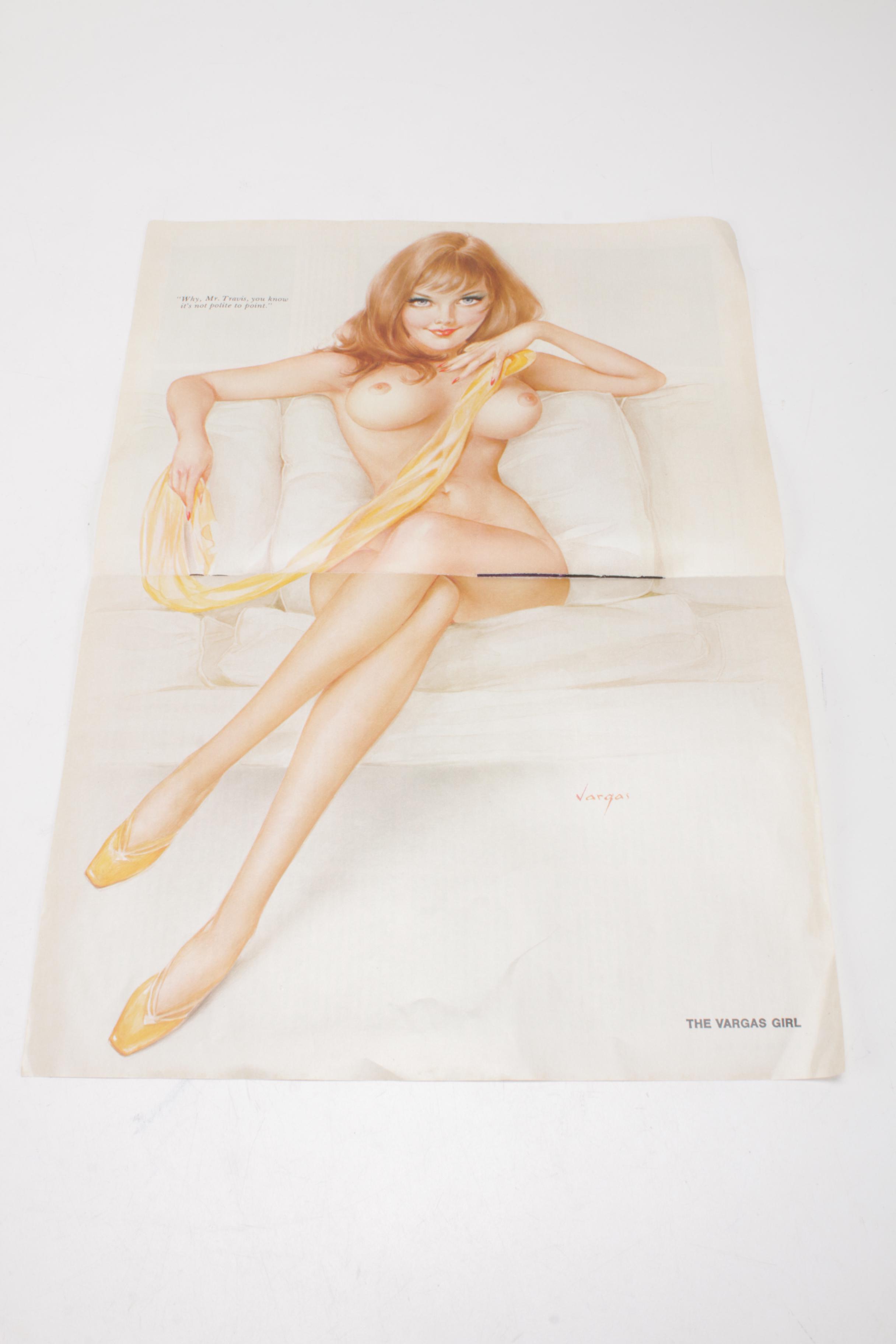 "Varga" Girl Pin-Up Collection, Including Vargas Book and Playboy Magazine Pages