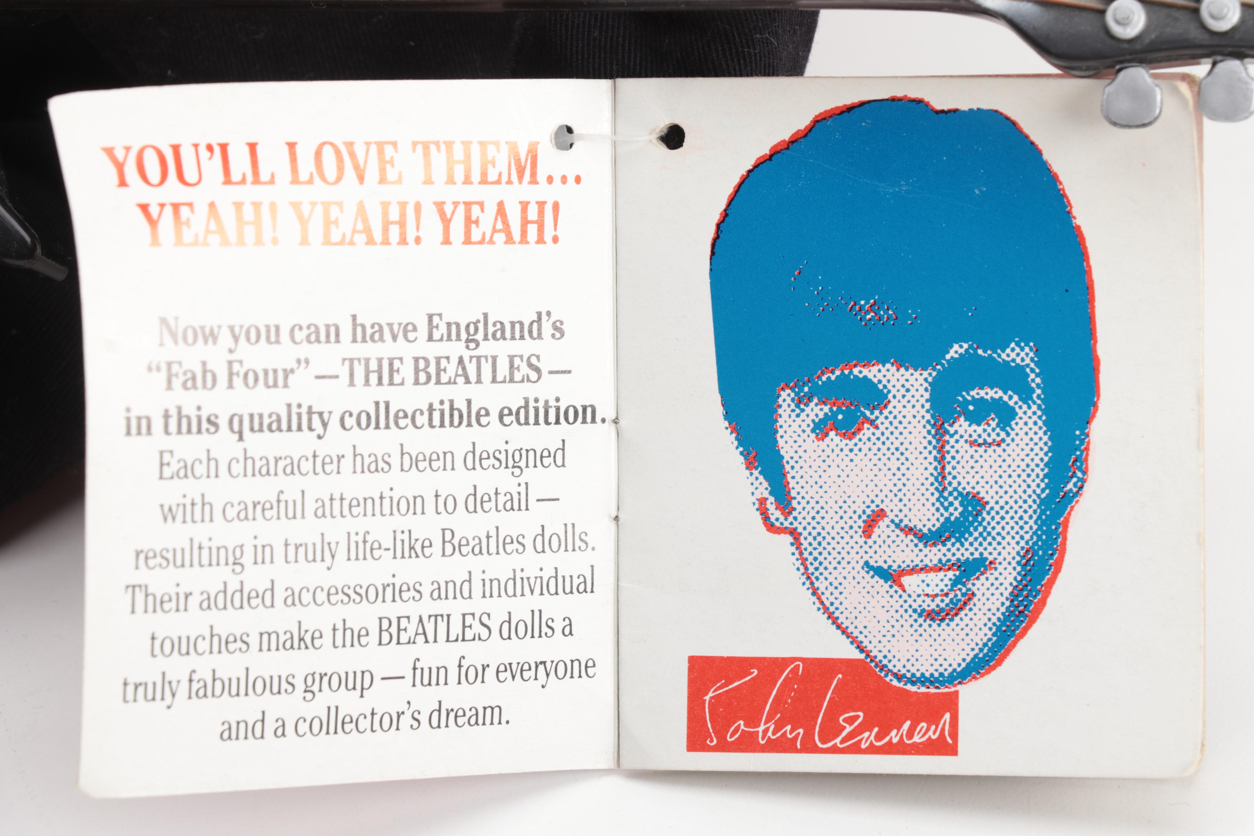 Applause John Lennon "Beatles Forever" Doll with Guitar, 1987 Apple Corp.