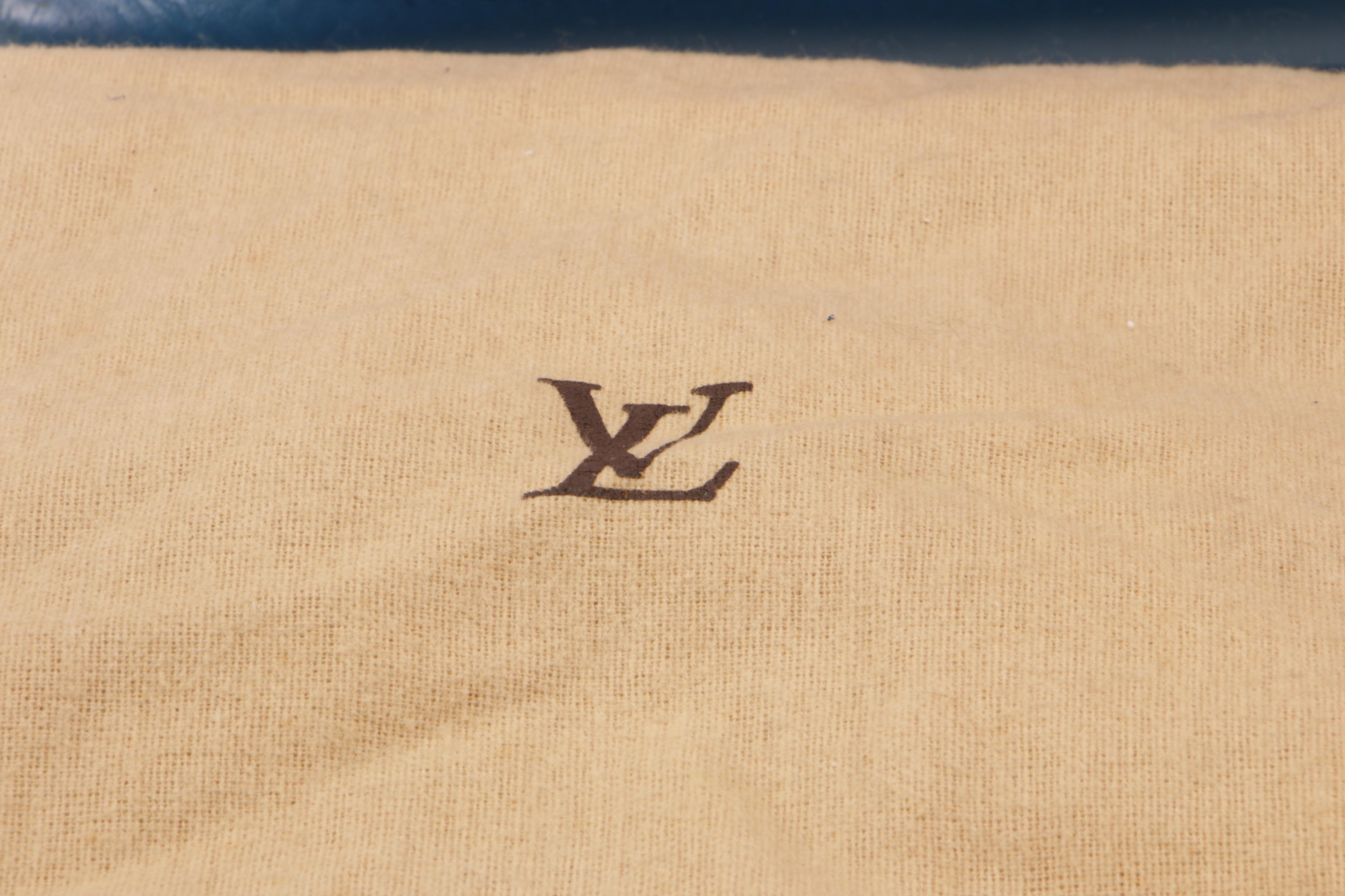 Louis Vuitton Red Epi Leather Noé Bucket Bag Trimmed in Blue Leather, Vintage