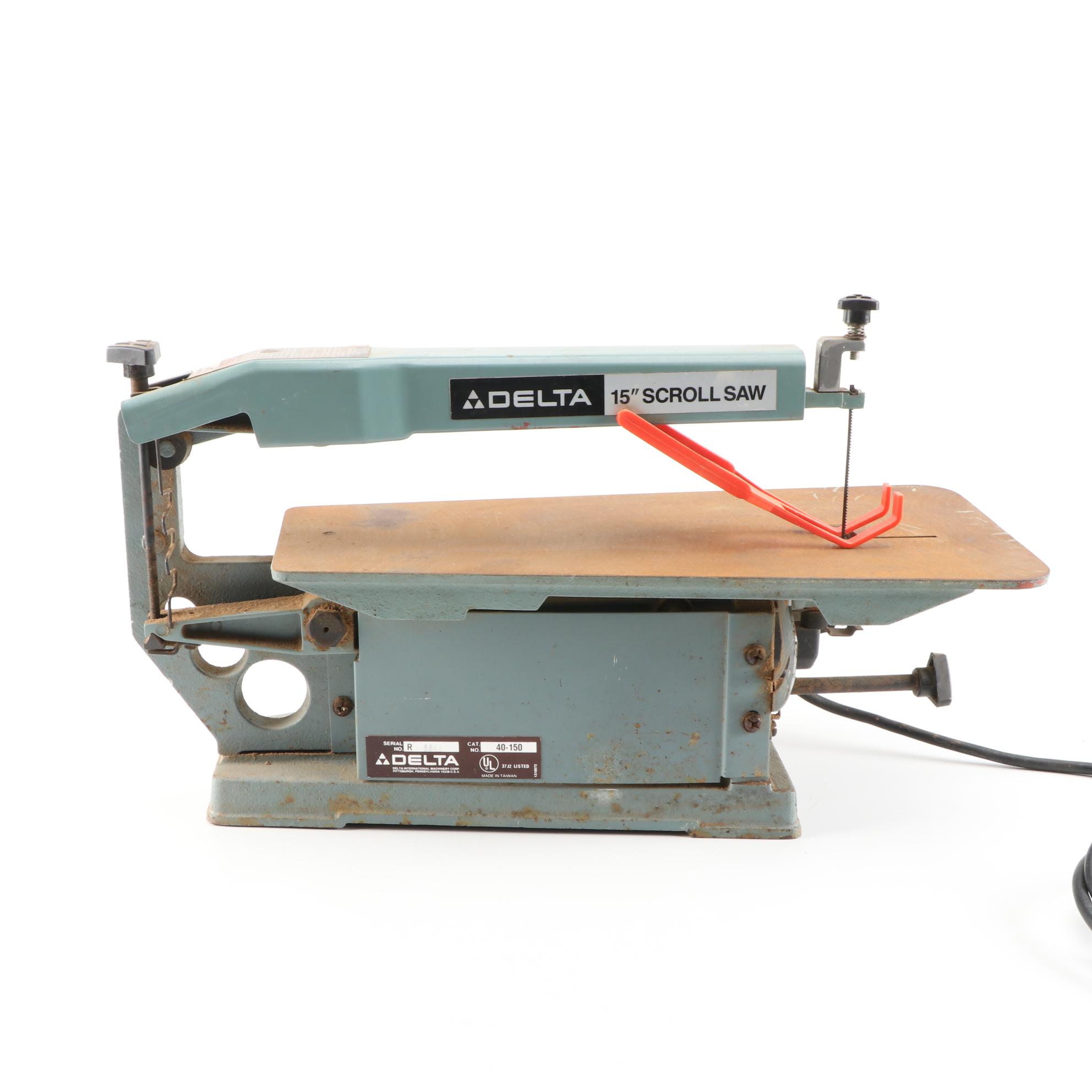 Delta 15" Scroll Electric Power Saw, Model No. 40-150
