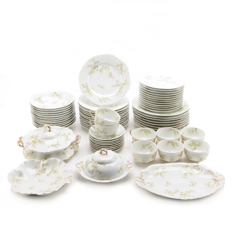 Haviland & Co. Limoges "Montebello" Porcelain Dinnerware