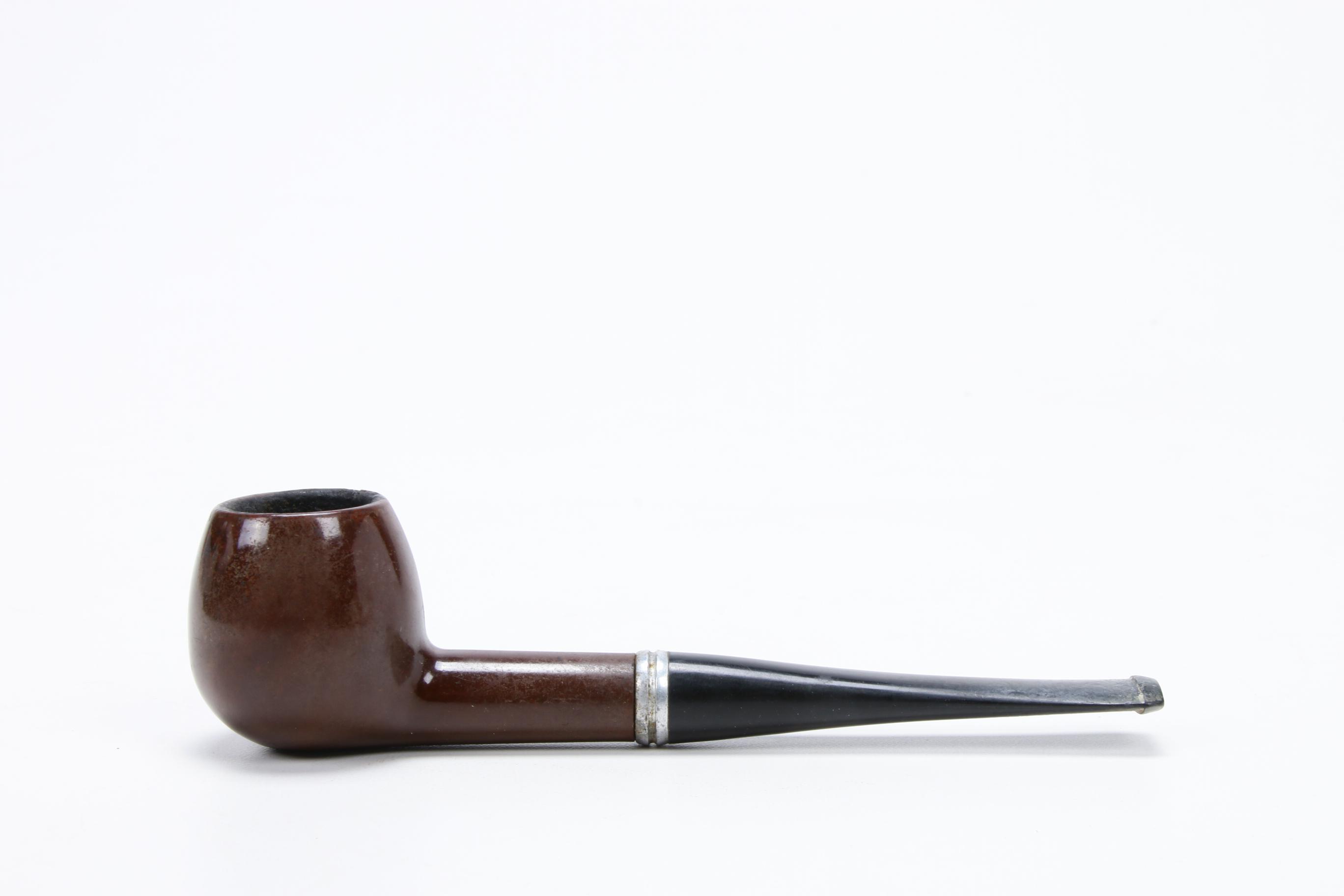 Royal Ascot, Frank and Other Wood Tobacco Pipes with Stand