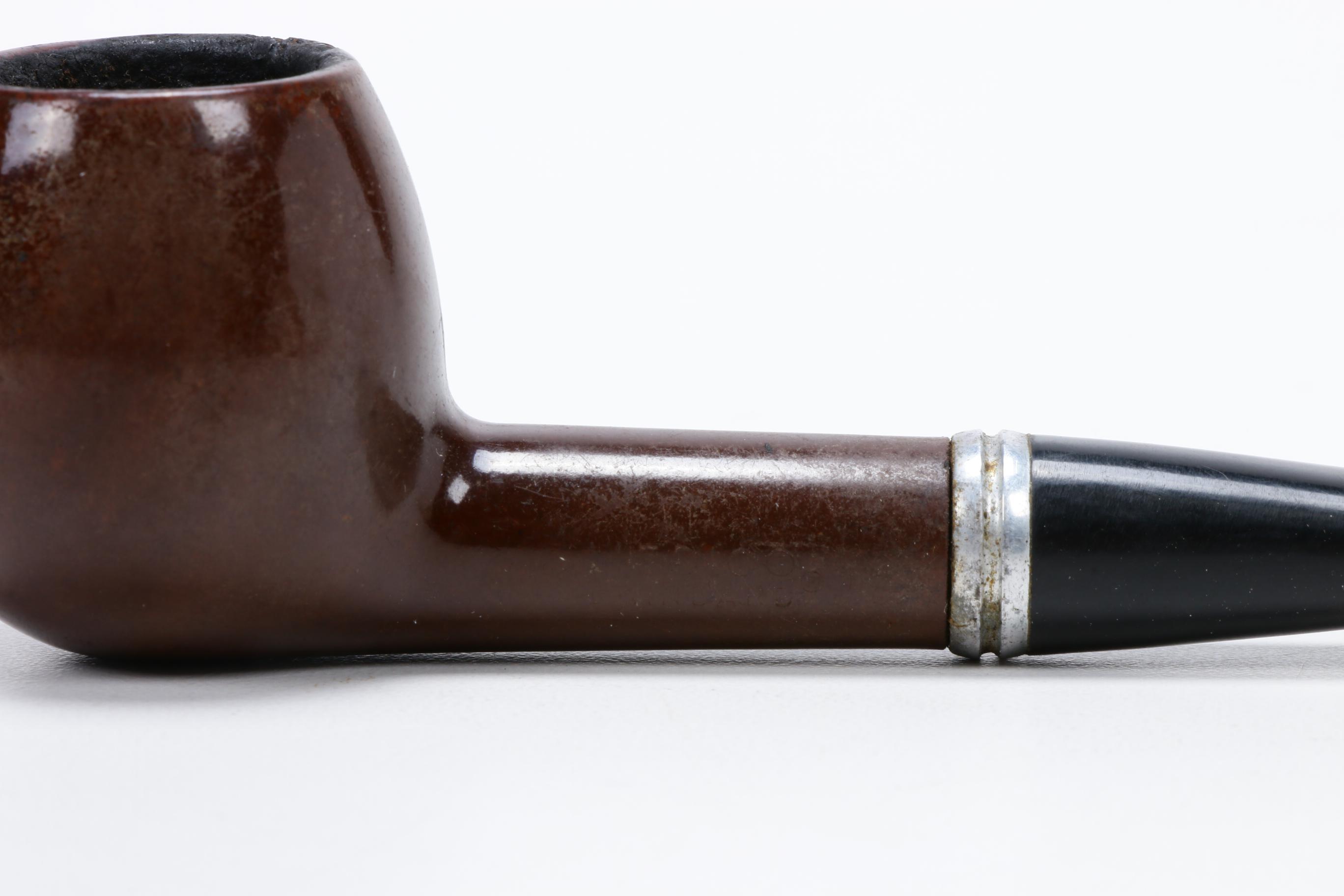 Royal Ascot, Frank and Other Wood Tobacco Pipes with Stand