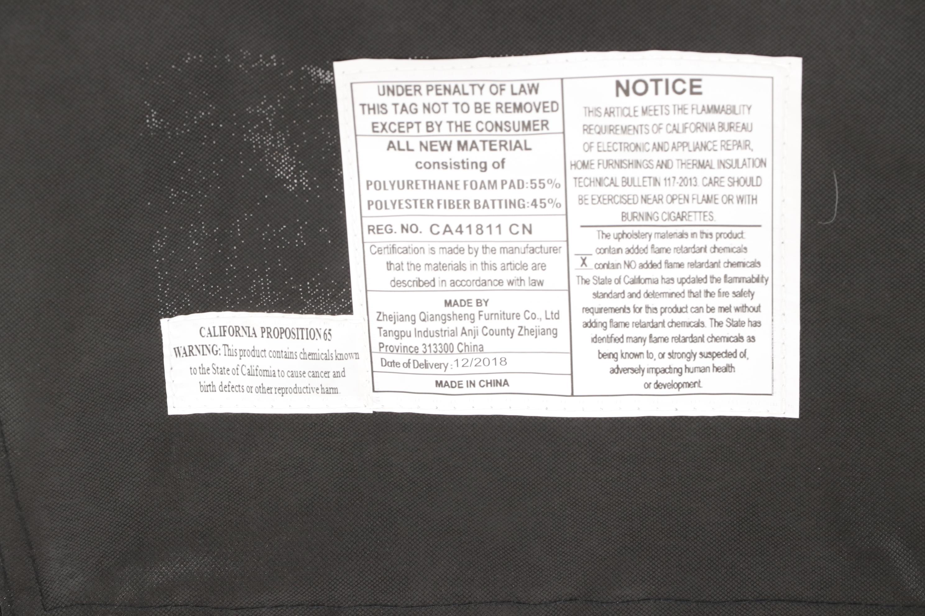 McLeland Design "Greenwich" Button-Tufted Bonded Leather Side Chairs