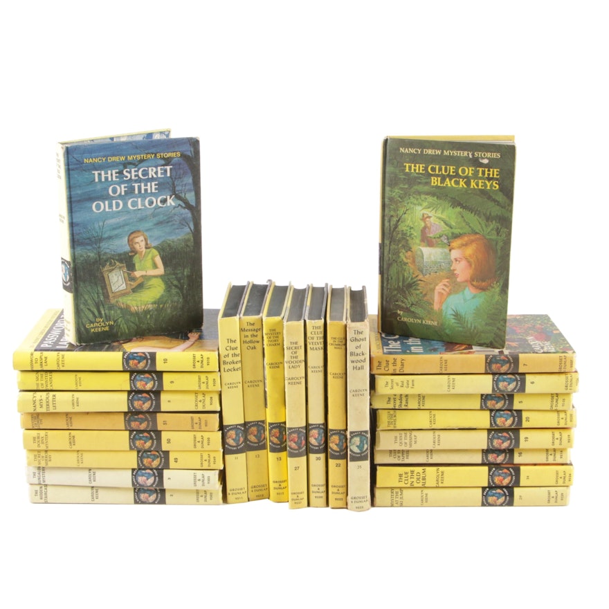"Nancy Drew" Book Collection by Carolyn Keene, 1950s–1960s