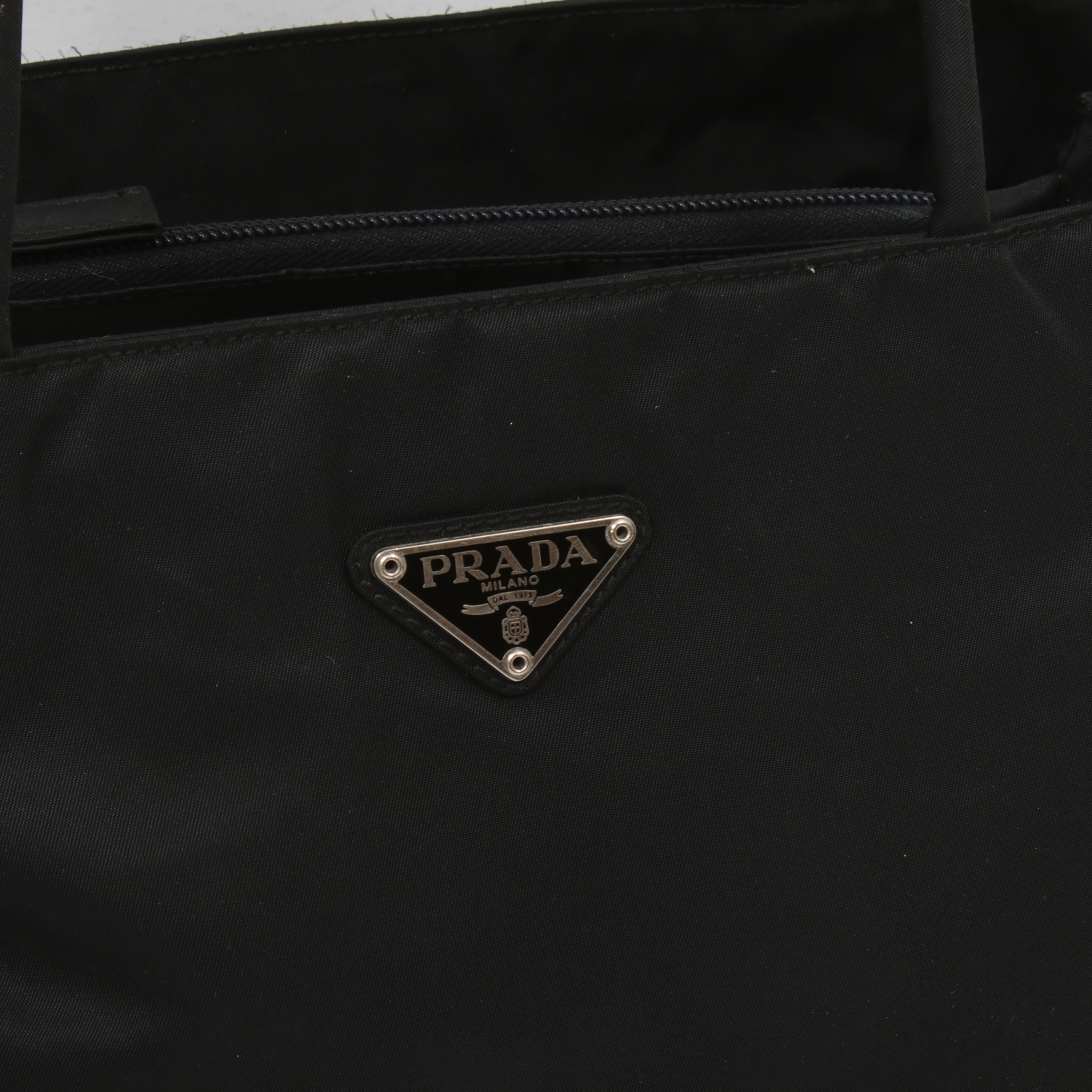 Prada Black Tessuto Nylon Handbag