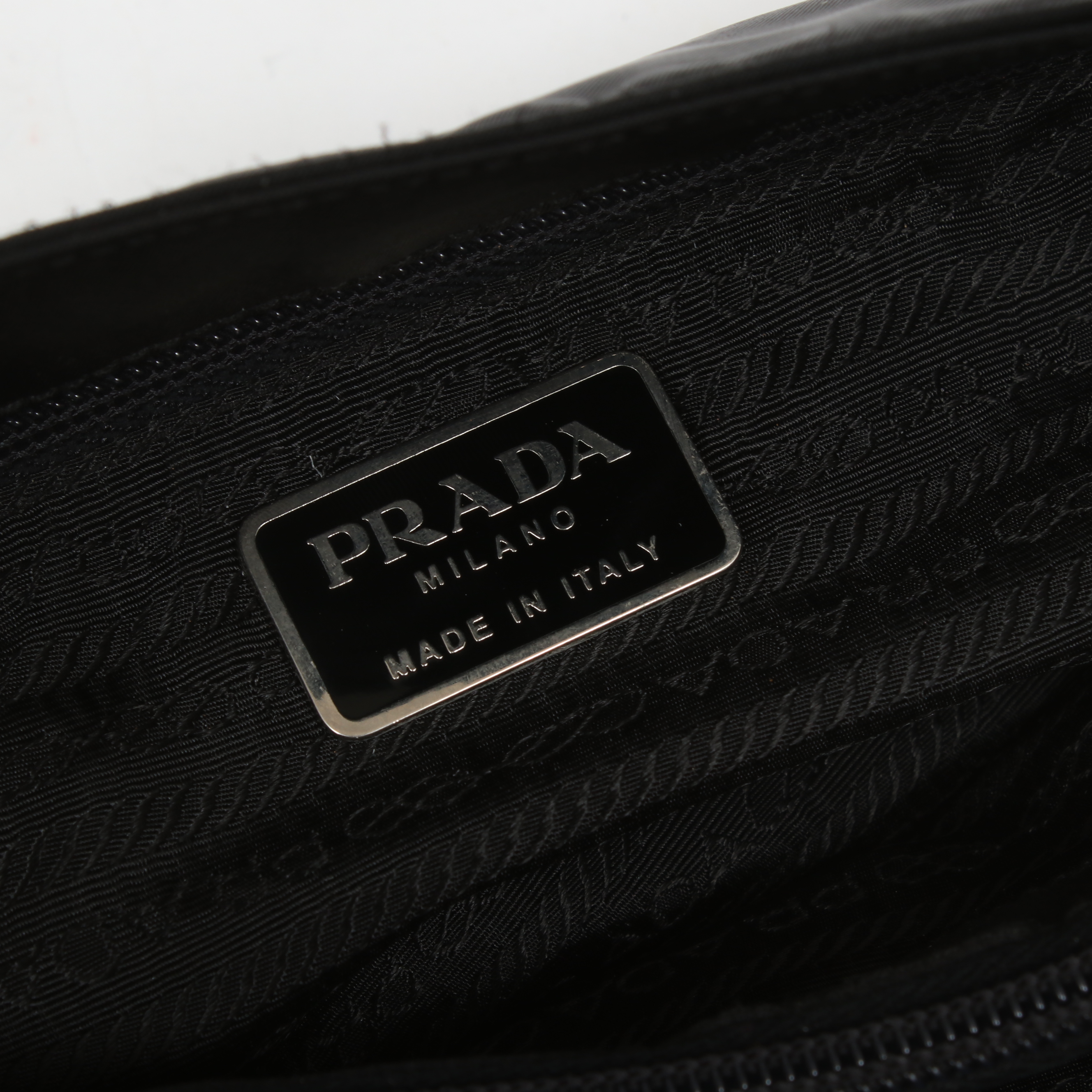 Prada Black Tessuto Nylon Handbag