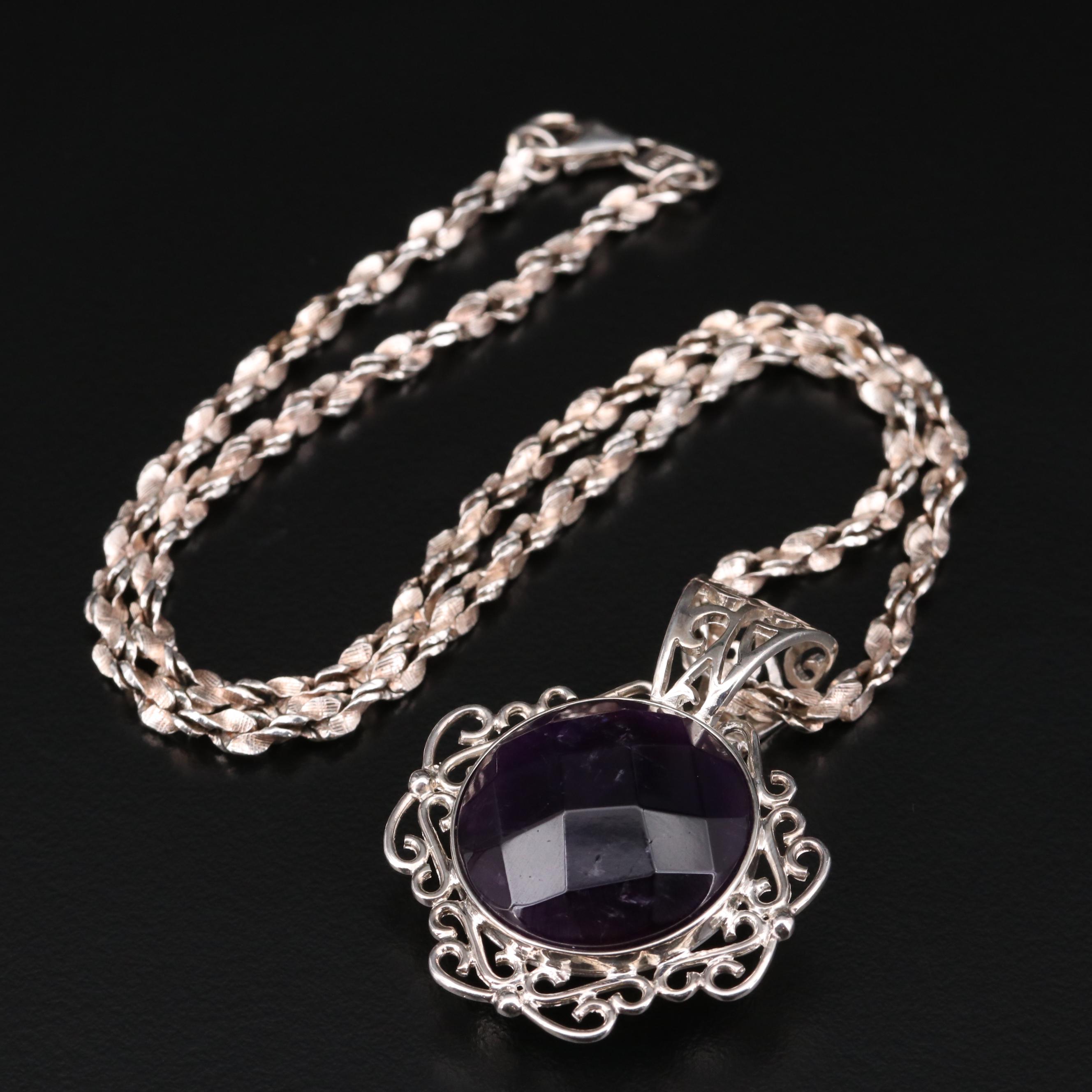 Sterling Jewelry Featuring Judith Ripka, Black Onyx, Amethyst and Fine Silver