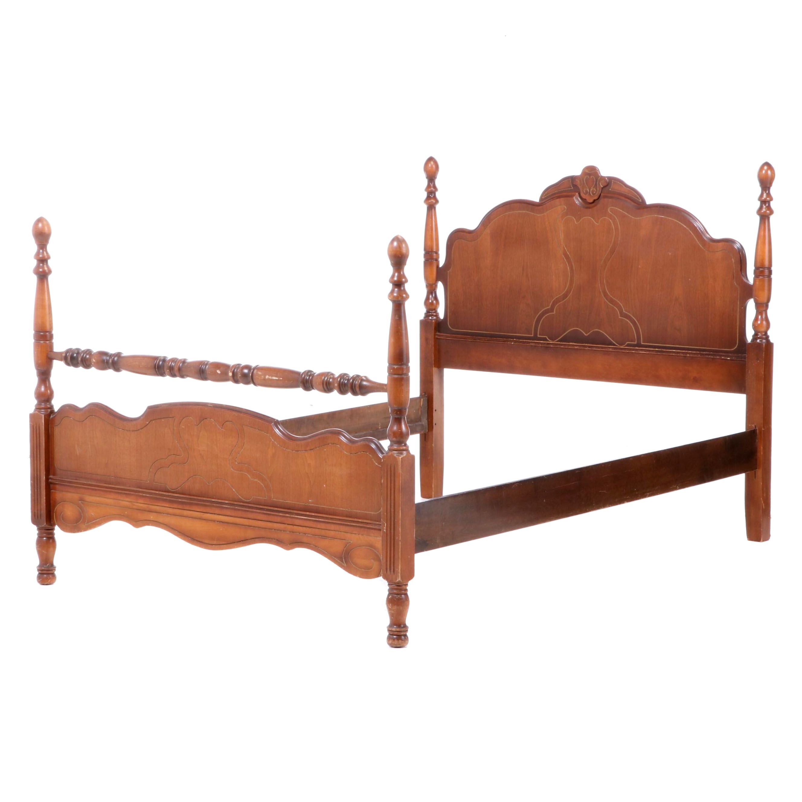 American Furniture Co. Hardwood Full-Size Poster Bed Frame