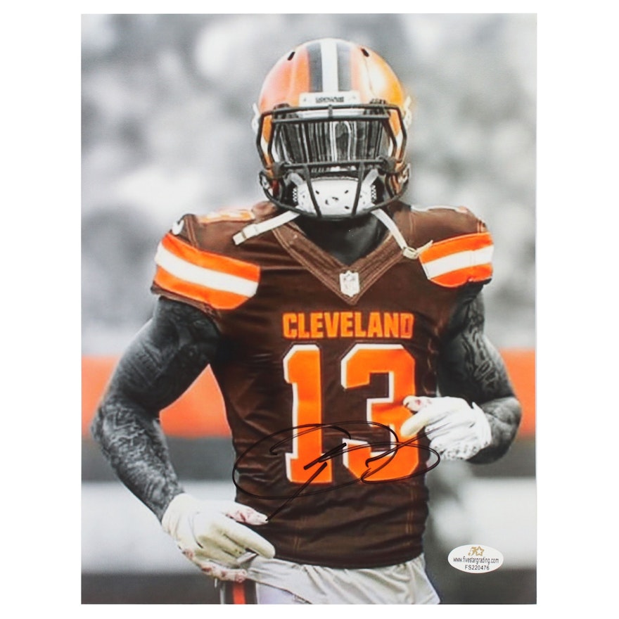 Odell Beckham, Jr. #13 Cleveland Browns Autographed Photo