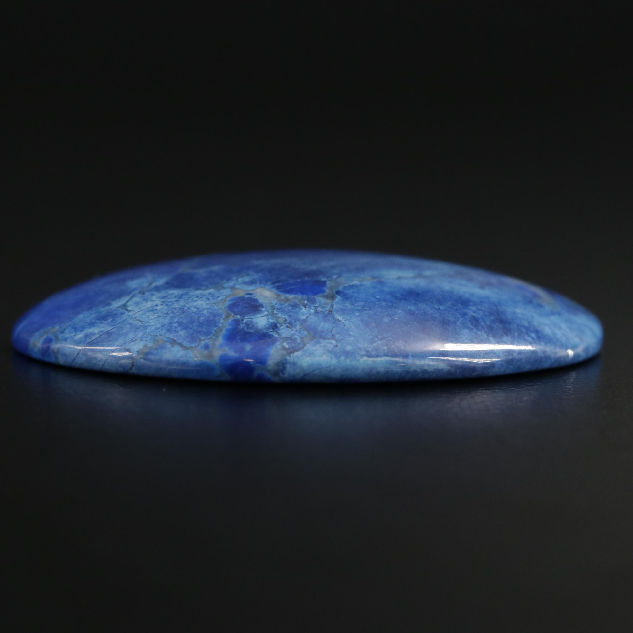 Loose 54.99 CT Oval Cabochon Lapis Lazuli