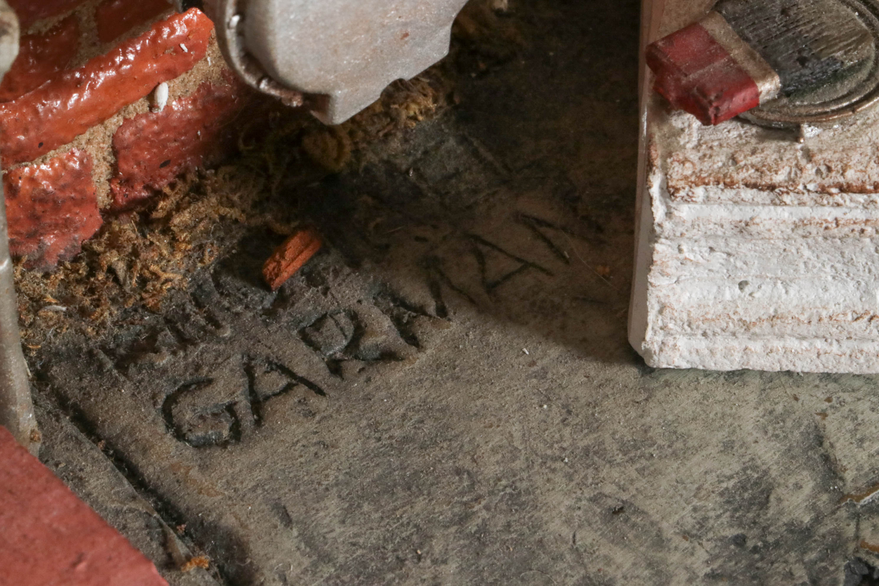 Michael Garman Lighted Mixed Media Sculpture "Leroy & Bertha's Bar and Grill"