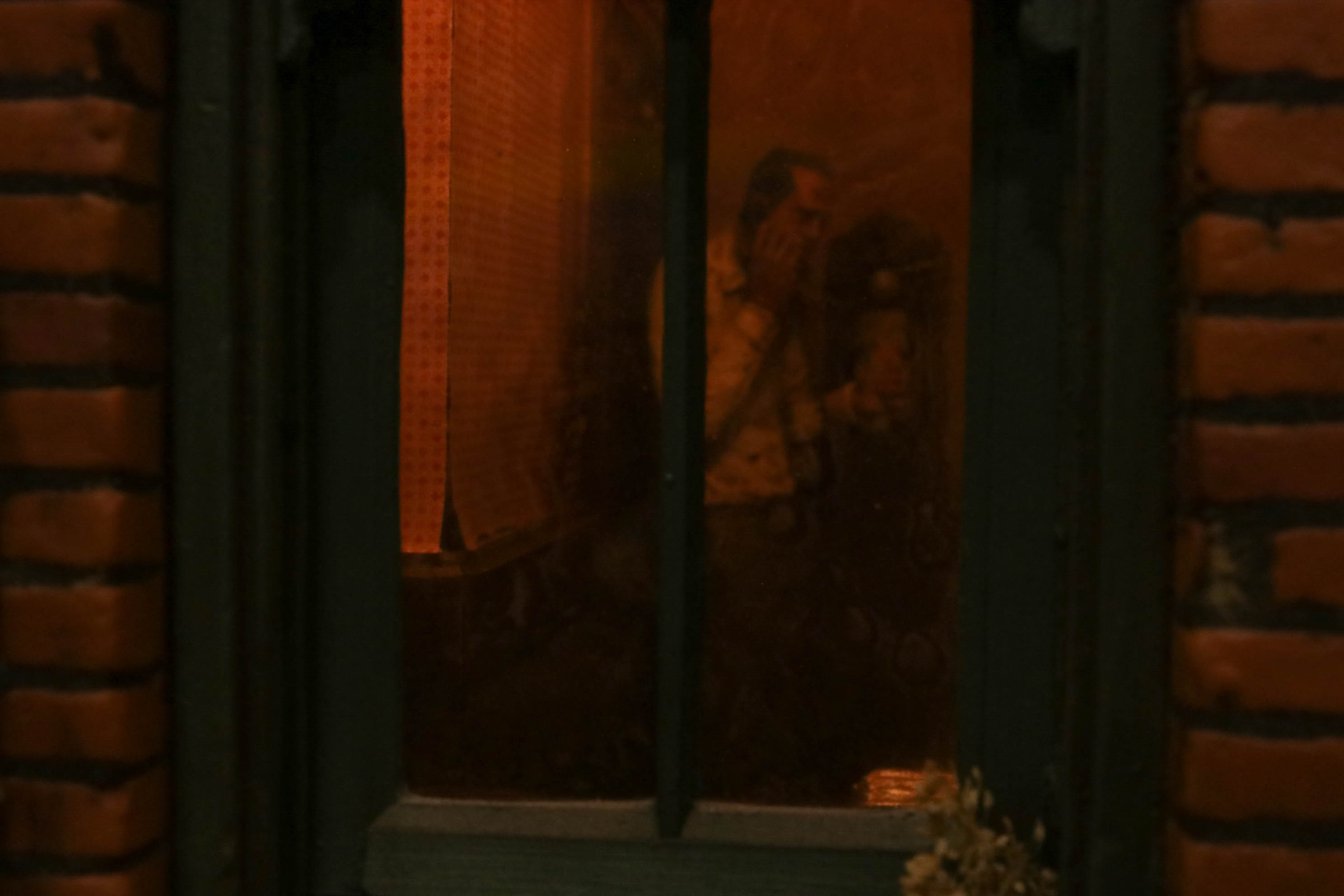 Michael Garman Lighted Mixed Media Sculpture "Leroy & Bertha's Bar and Grill"