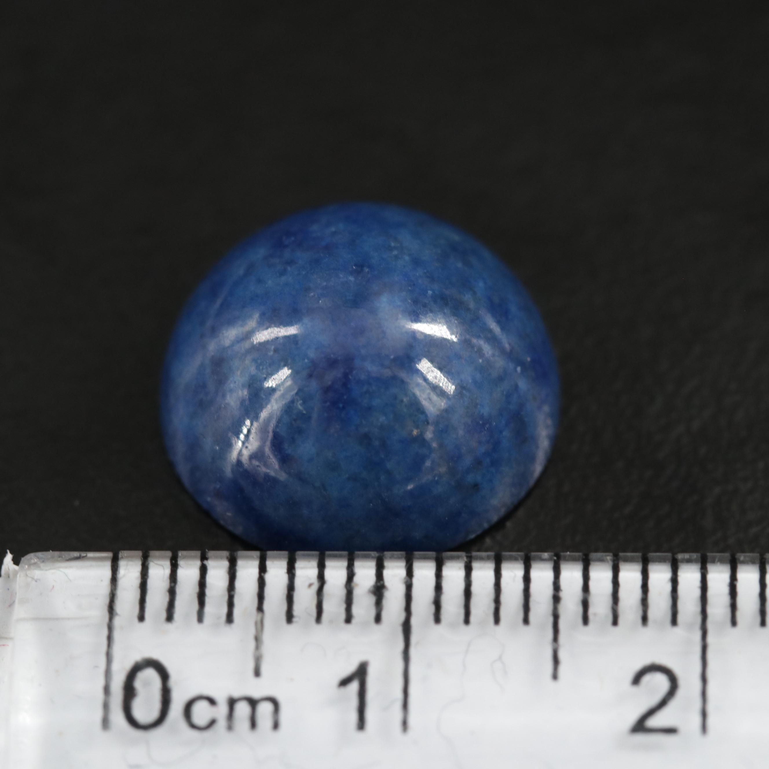 Loose 14.00 mm Round Cabochon Lapis Lazuli