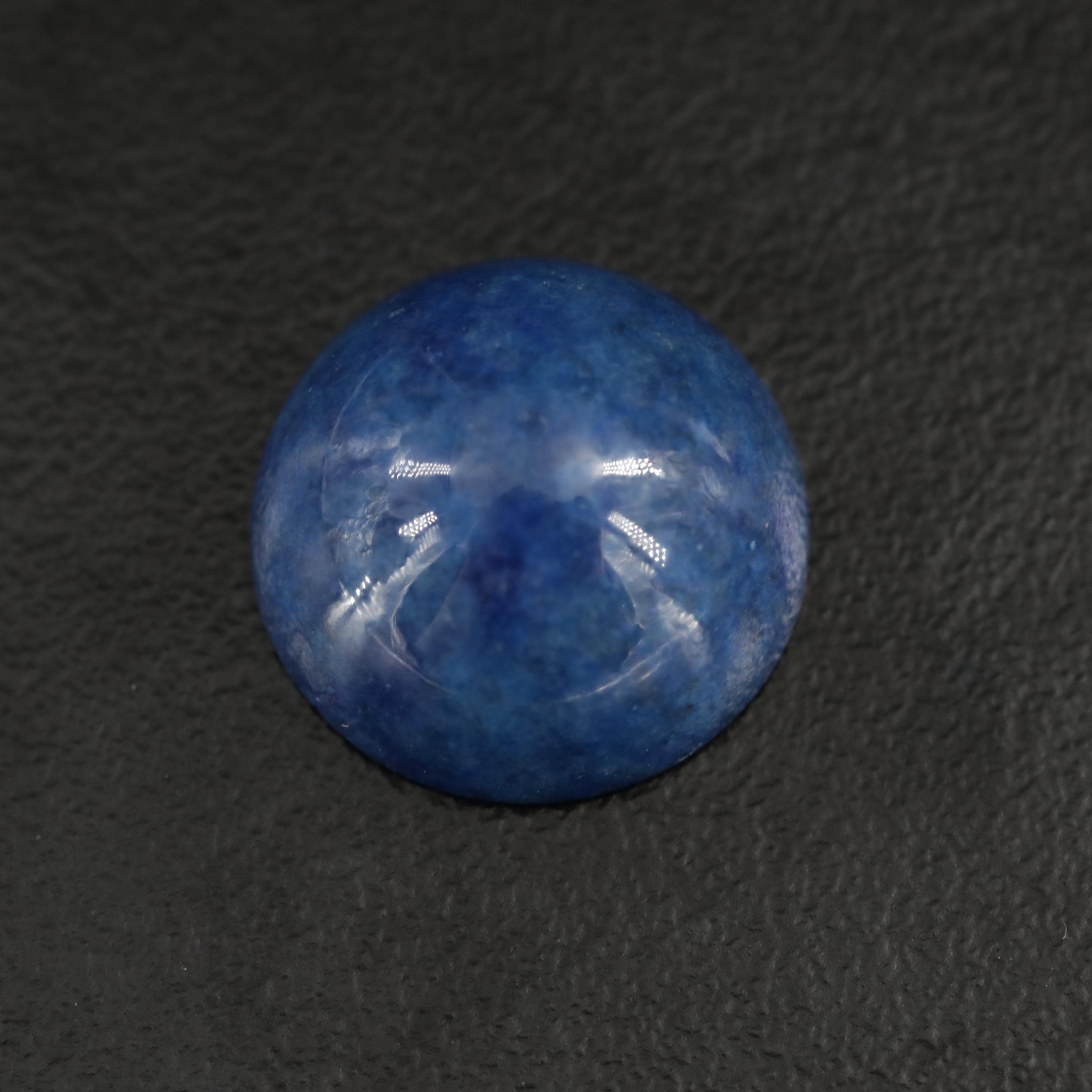 Loose 14.00 mm Round Cabochon Lapis Lazuli