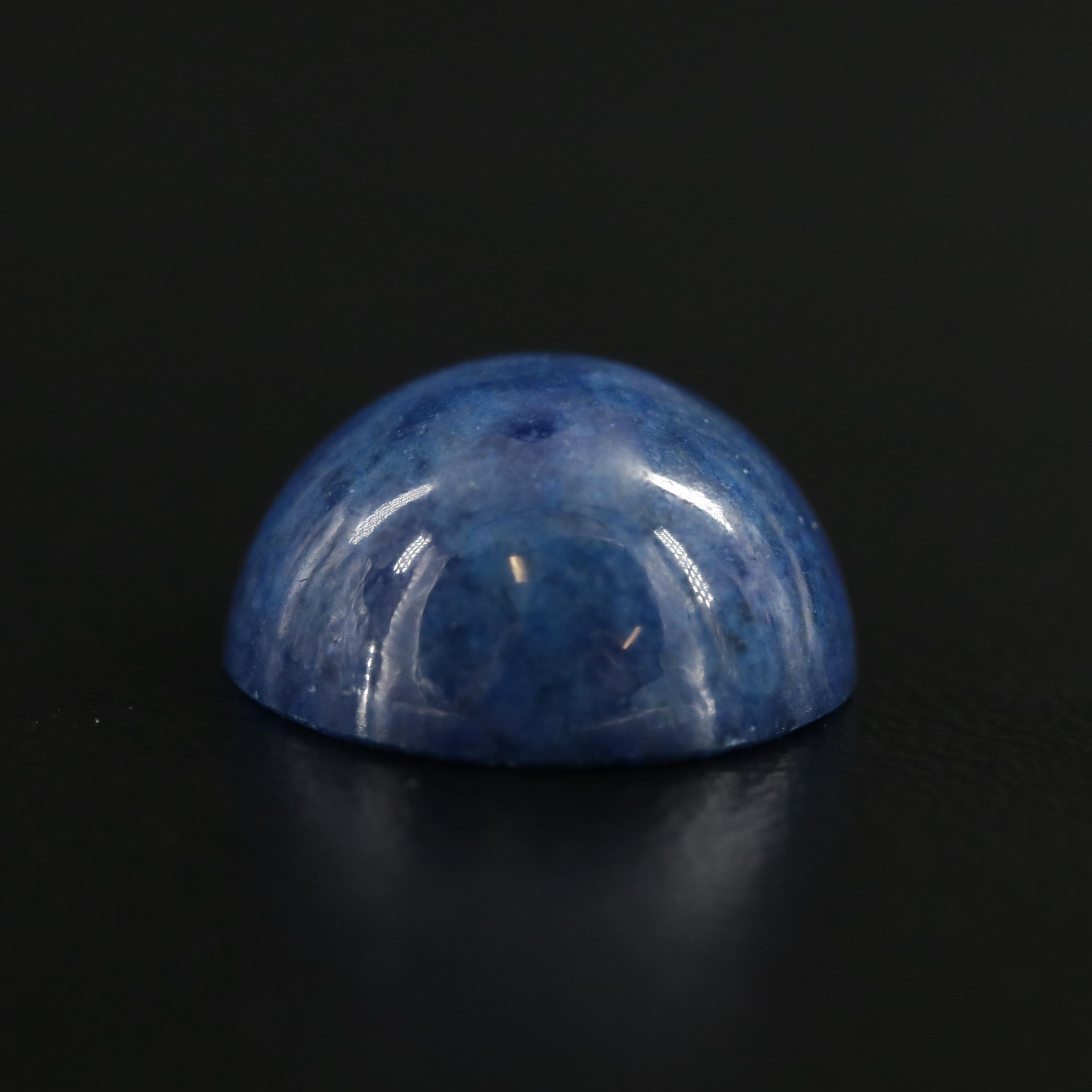 Loose 14.00 mm Round Cabochon Lapis Lazuli