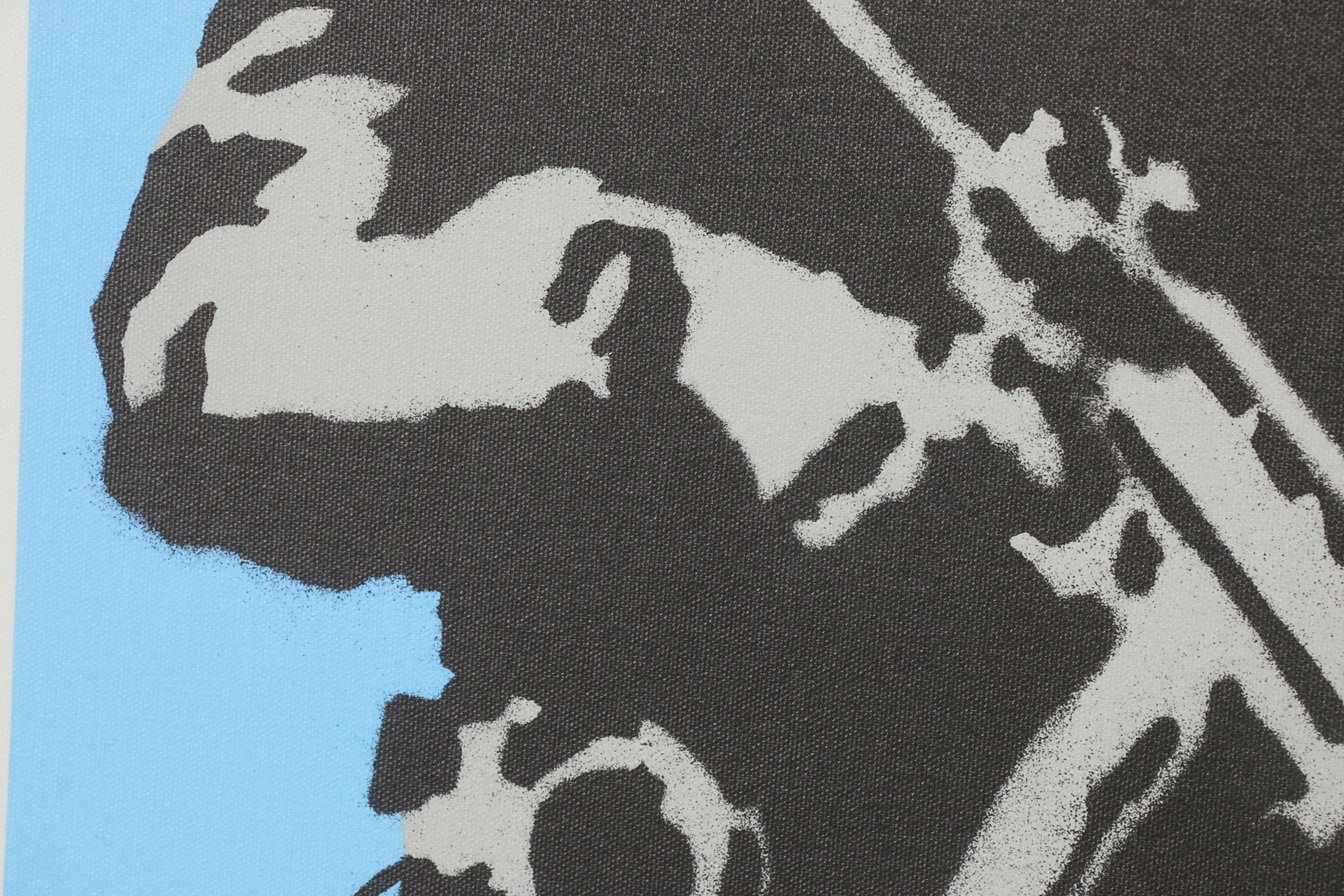 Giclée Print after Banksy "Smiley Police Trooper"