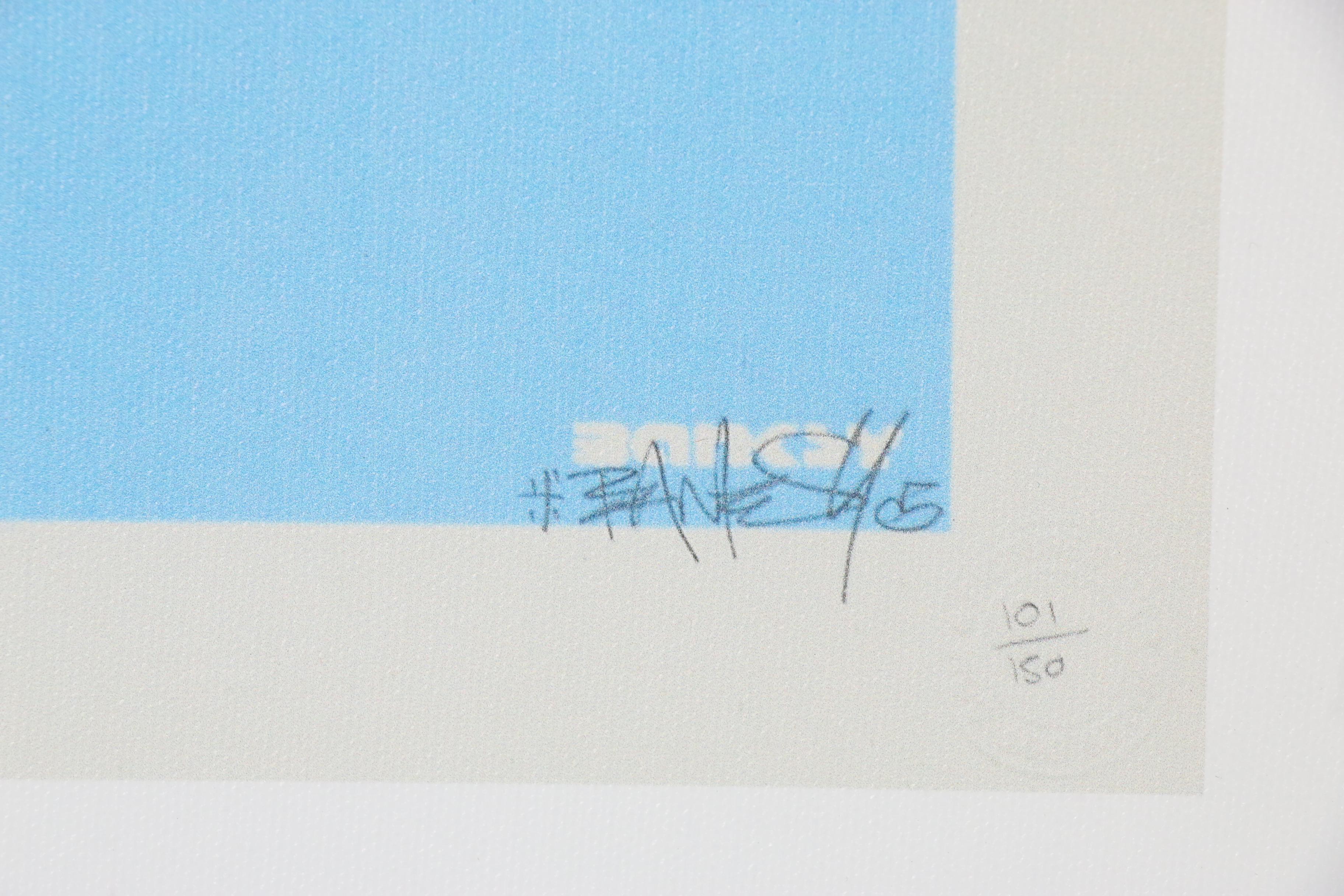 Giclée Print after Banksy "Smiley Police Trooper"