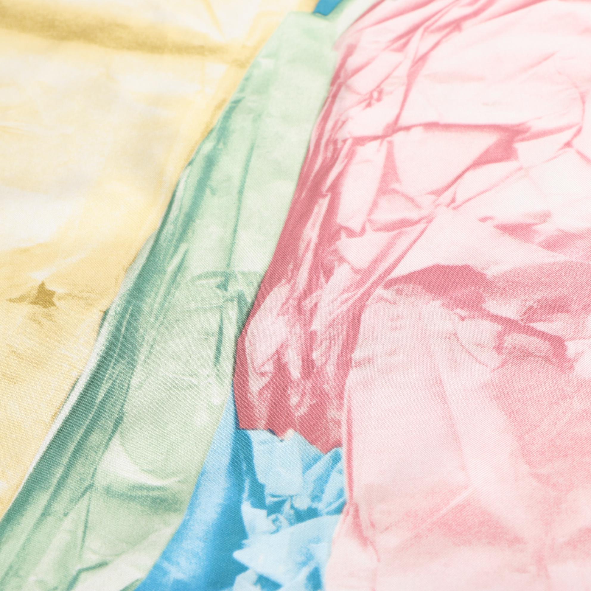 Louis Vuitton Limited Edition "Impressions Mêlées" Silk Scarf