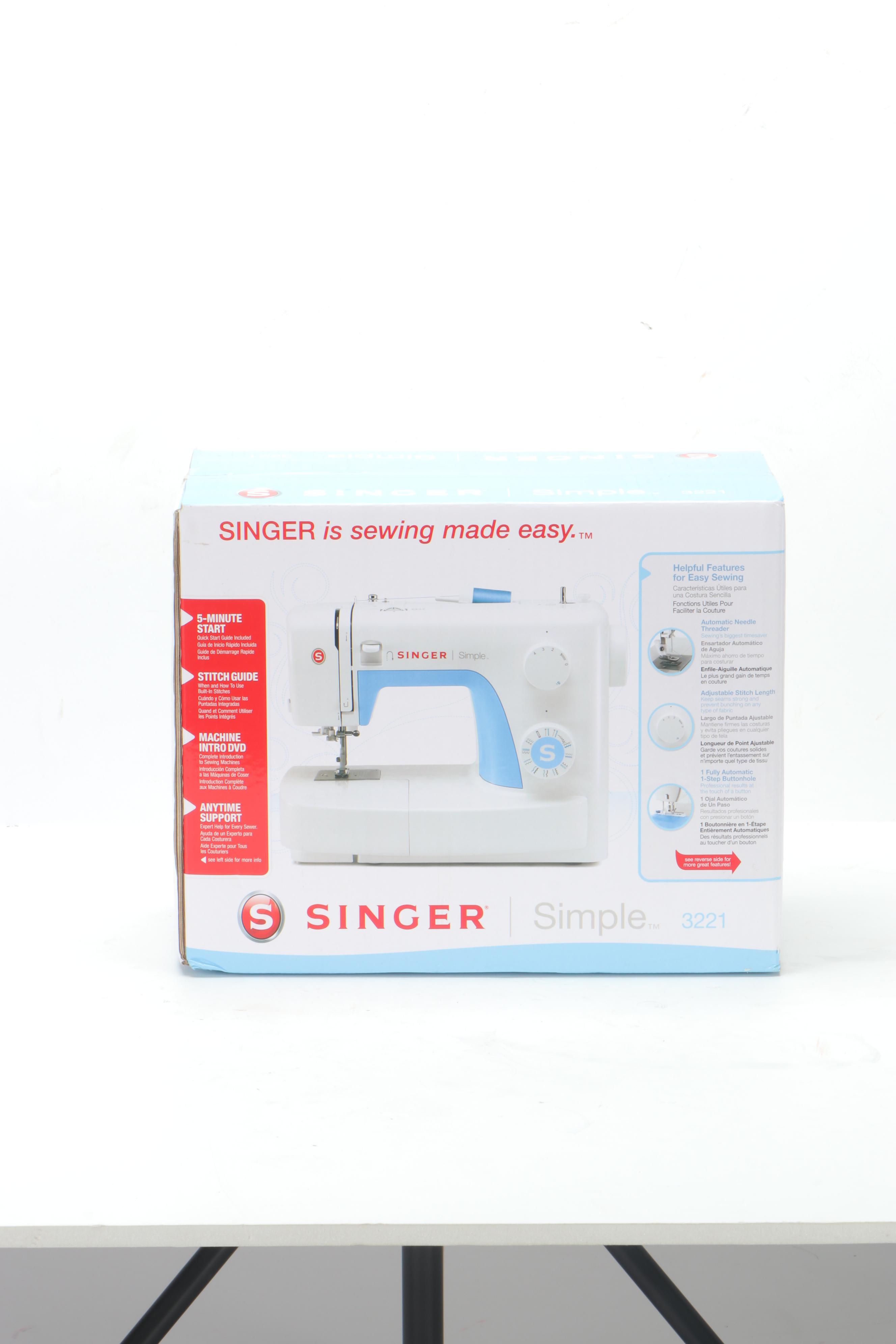 Singer Simple 3221 Sewing Machine