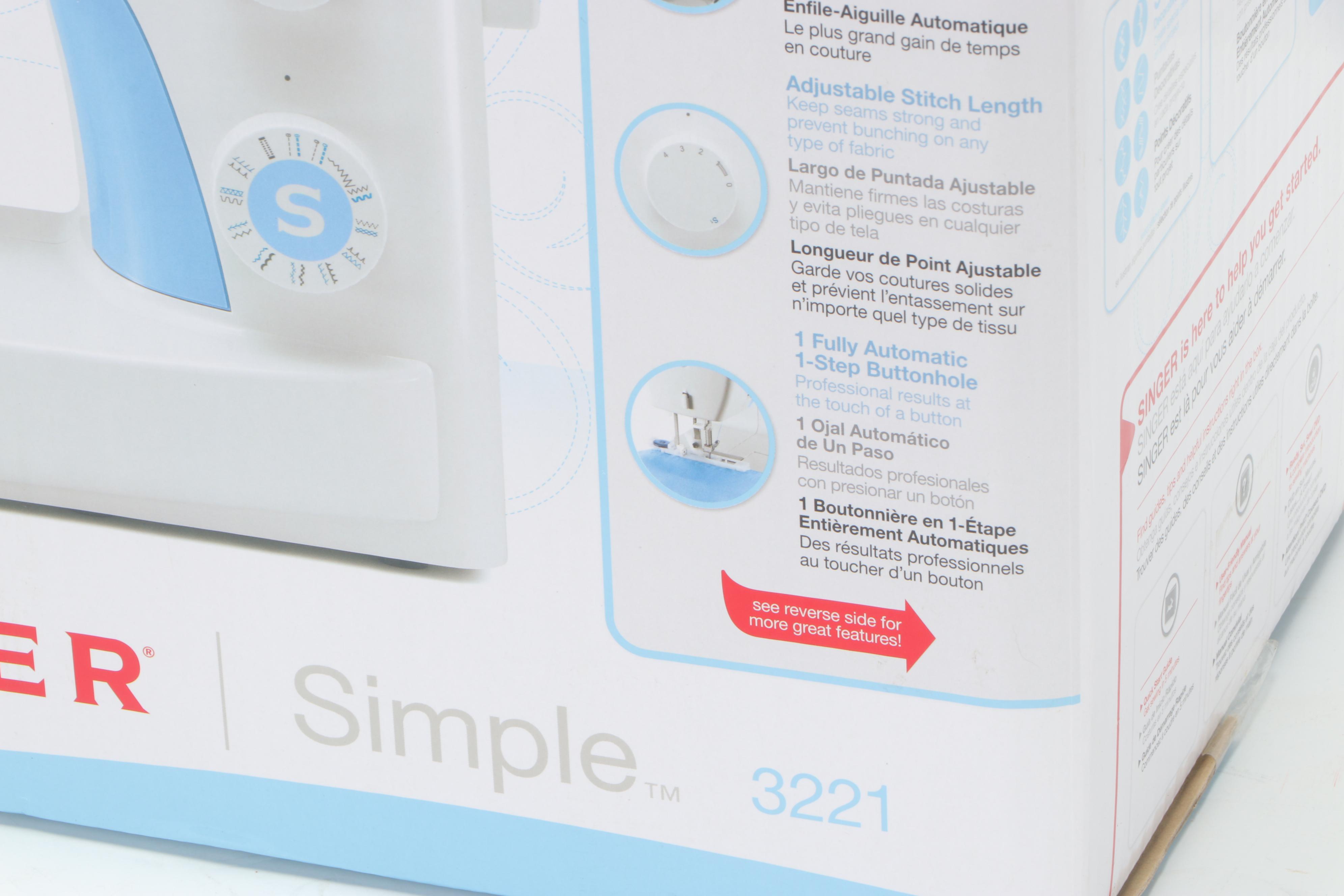 Singer Simple 3221 Sewing Machine